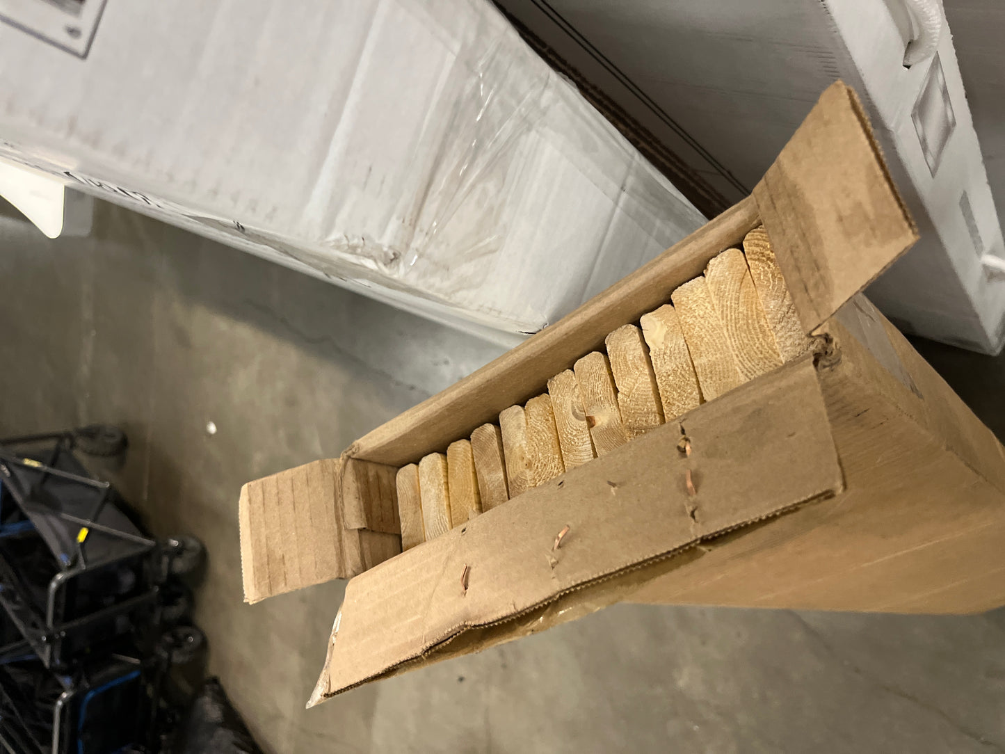 Continental Mattress, 0.68-Inch Horizontal Wooden Bunkie Board/Bed Slats, Enhance Mattress Support, Queen(60.5"), Beige - Retail $59