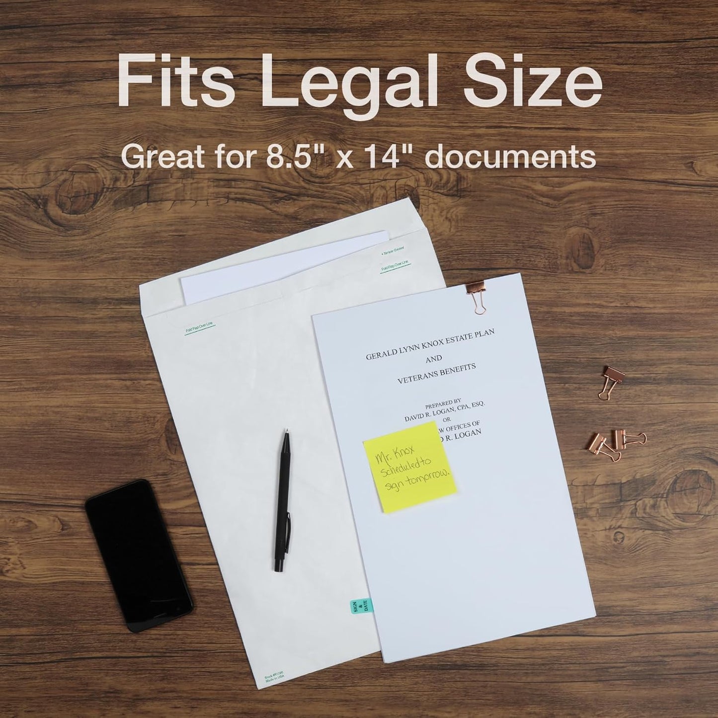 Quality Park Survivor Tyvek Shipping Envelopes, 12" x 15-1/2", Made with Lightweight and Strong DuPont Material, Peel and Seal Closure, White Shipping Envelopes, 100 Per Box (QUAR1790) - Retail $69