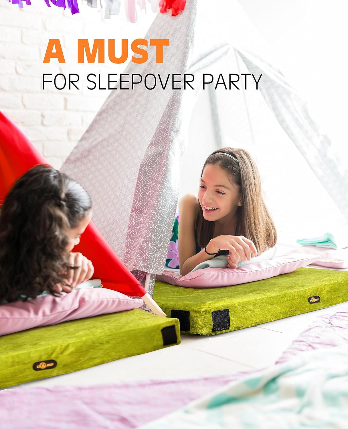 GAIALOOP 3 Inch 75" x 30" x 3" Thick Memory Foam Camping Mattress Sleeping Pad