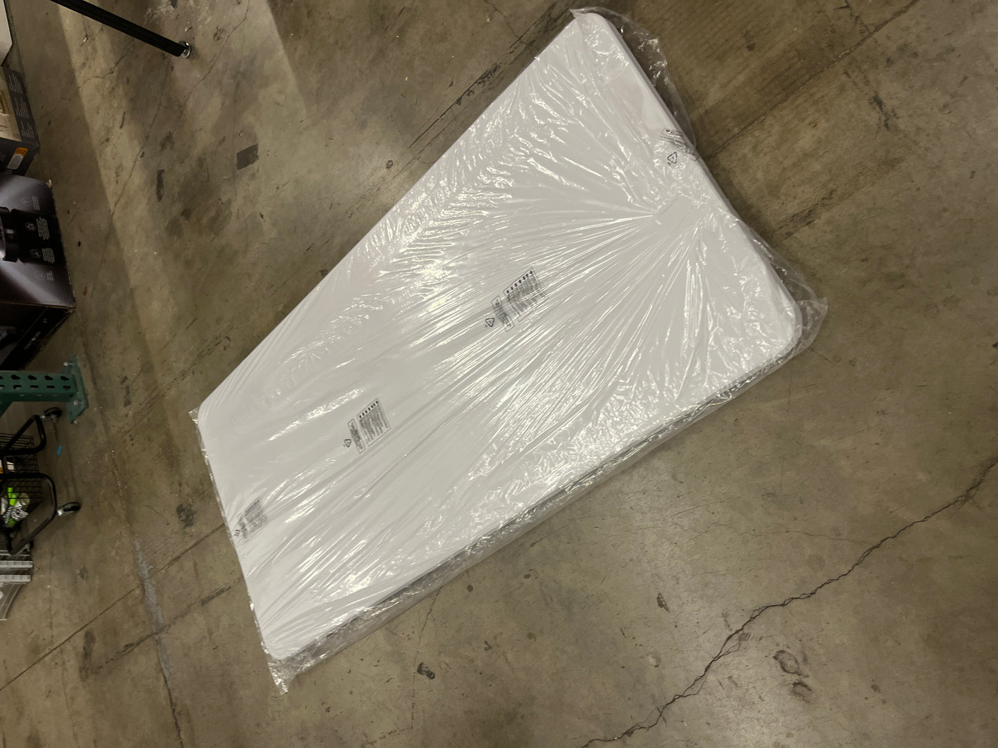 Flash Furniture Paige 4.93' Classroom Activity Table for School and Home, Heavy-Duty Rectangular Plastic Activity Table for Kids, White - Retail $72