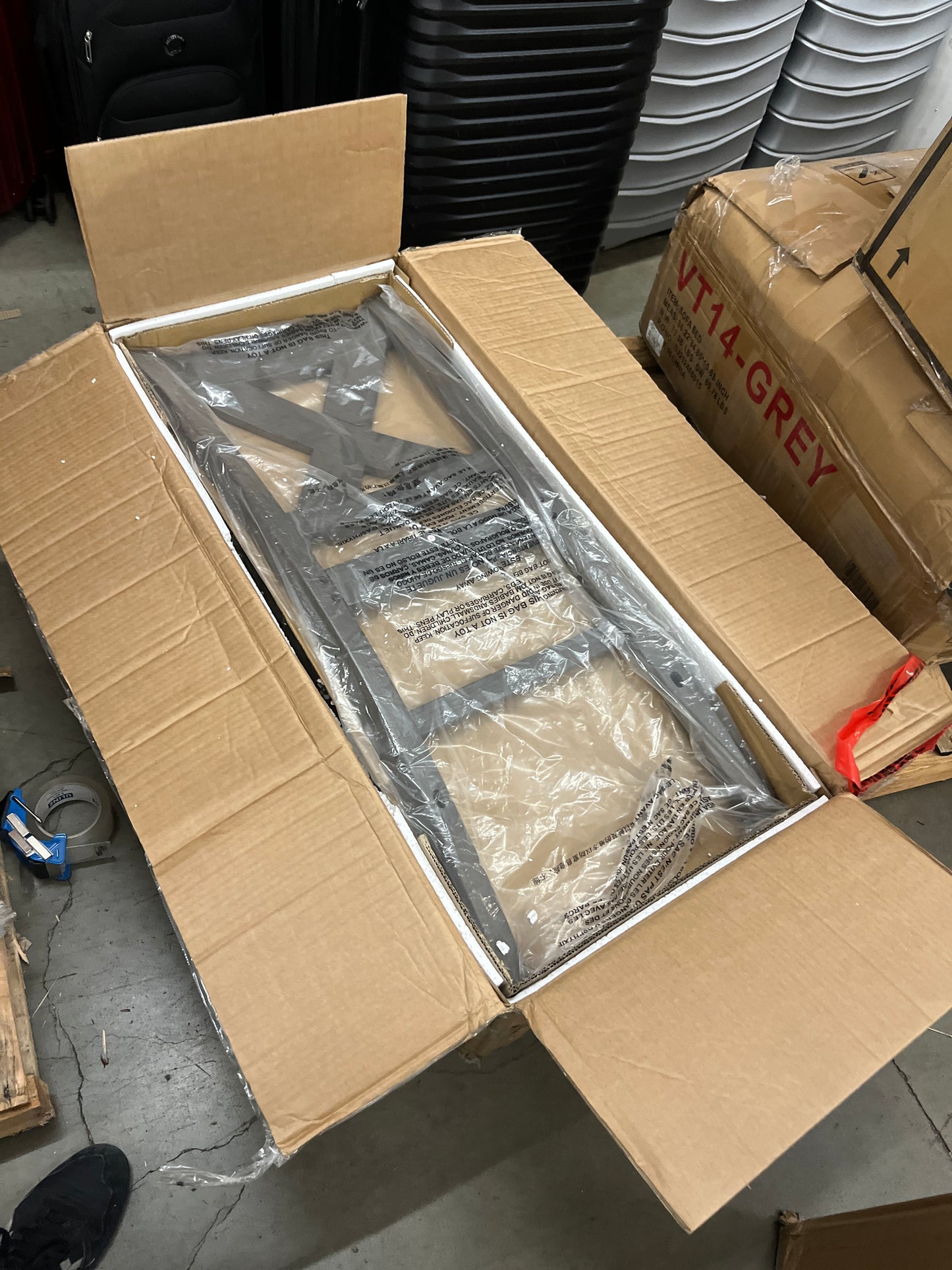 Signature Design by Ashley Caitbrook Rustic 24.63" Counter Height Upholstered Barstool, Set of 2, Gray - Retail $175