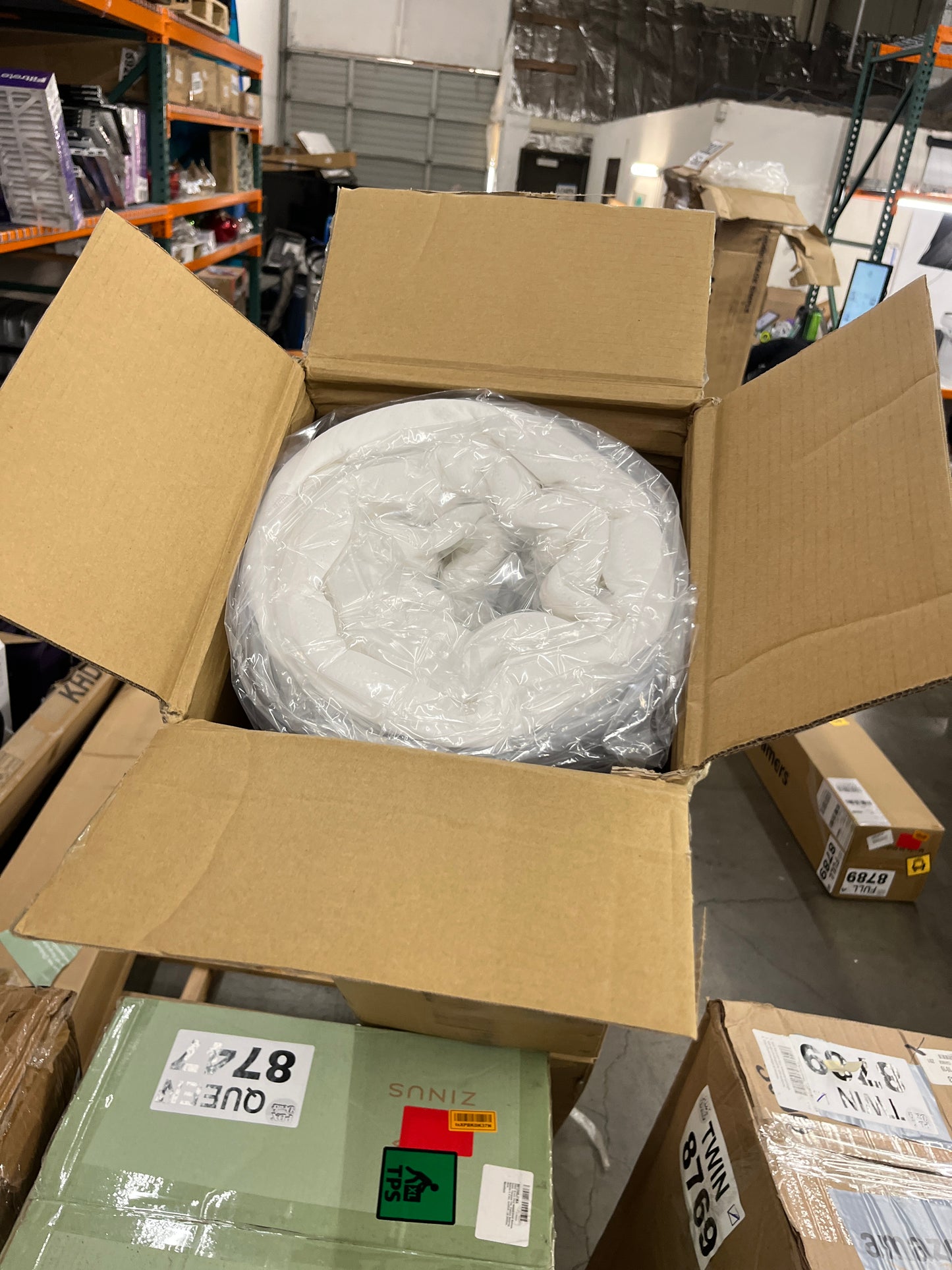 Novilla King Mattress, 12 Inch Hybrid Mattress King with Comfort Foam, Innerspring Pillow Top King Mattress in a Box, King Size Mattress for Pressure & Pain Relief, Soft Feel but Supportive - Retail $250