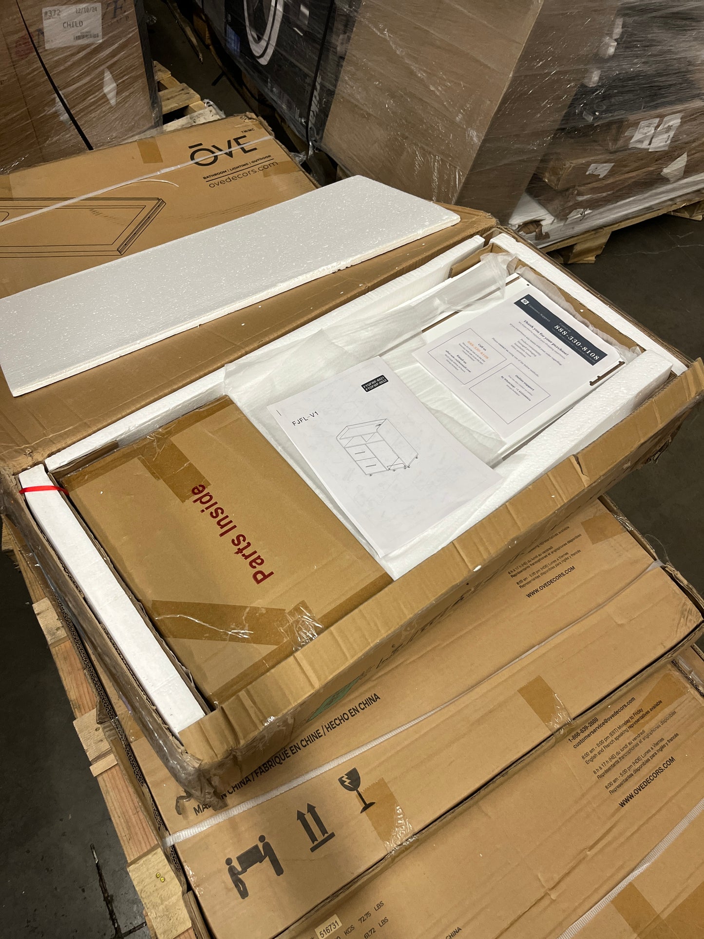 VASAGLE 3 Drawer File Cabinet, File Cabinet with Lock, Printer Stand, Office Filing Cabinet Organizer, for A4 and Letter Size Files, Rustic Brown and Black UOFC055B01 - Retail $109