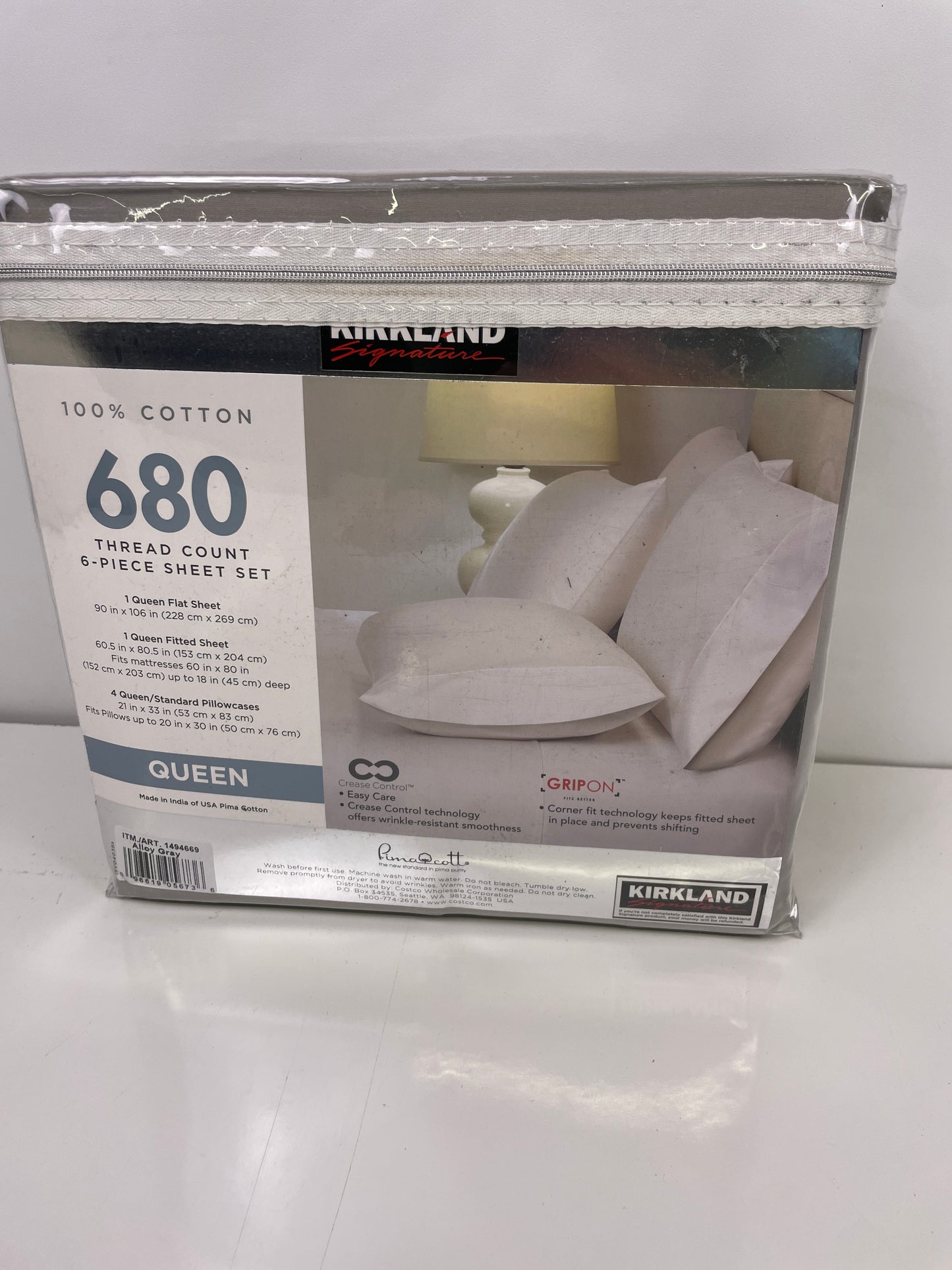 KS 680 SHEET QN GRAY - Retail $79