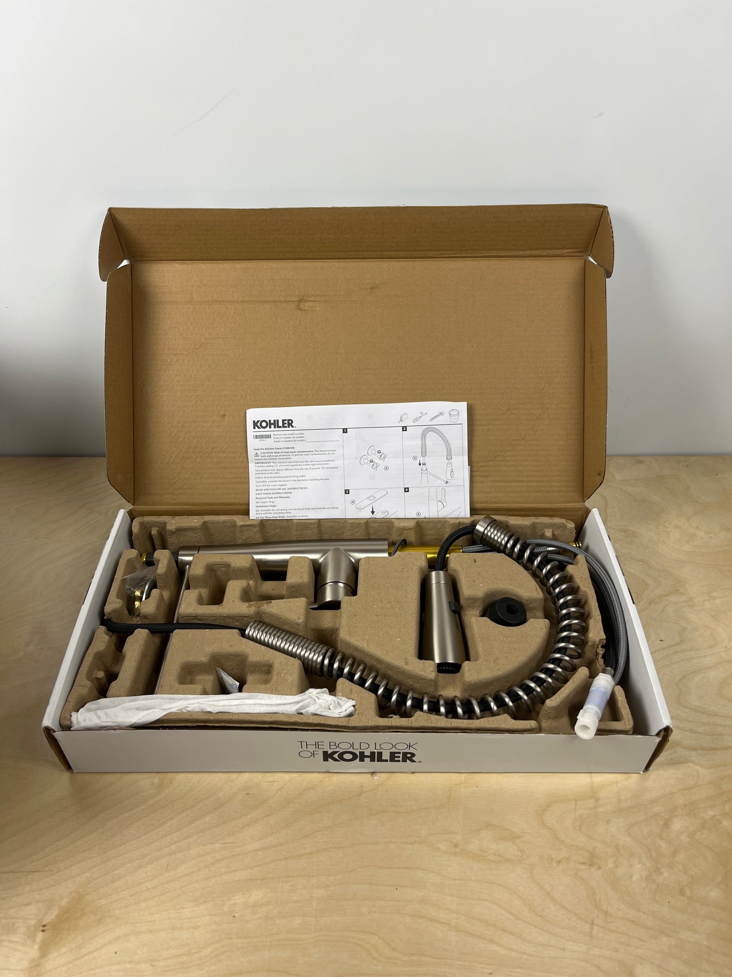 Kohler Vind Semi-Professional Pull-Down Kitchen Sink Faucet