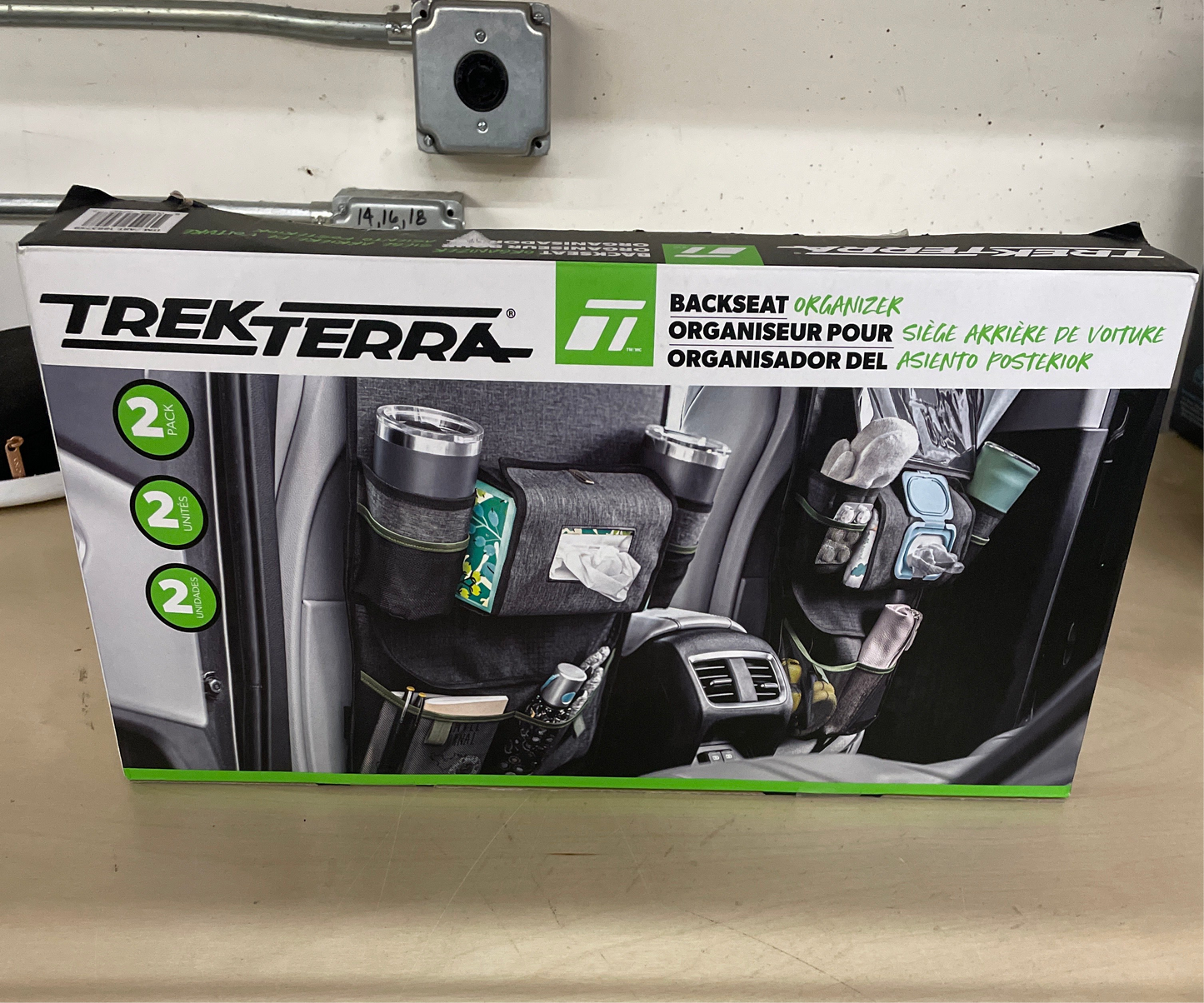 Trekterra Back Seat Organizer 2-pack - Retail $33
