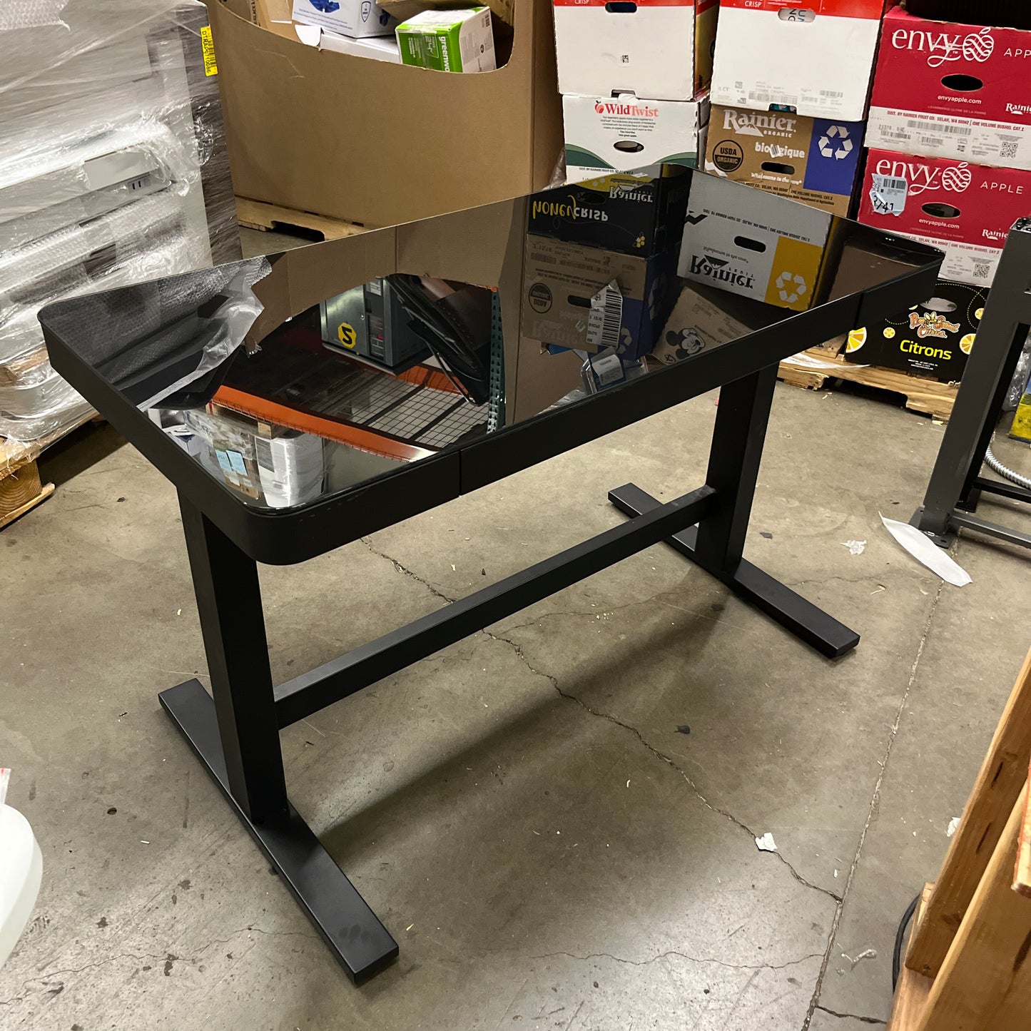 Tresanti 47" Black Adjustable Height Desk - Retail $349