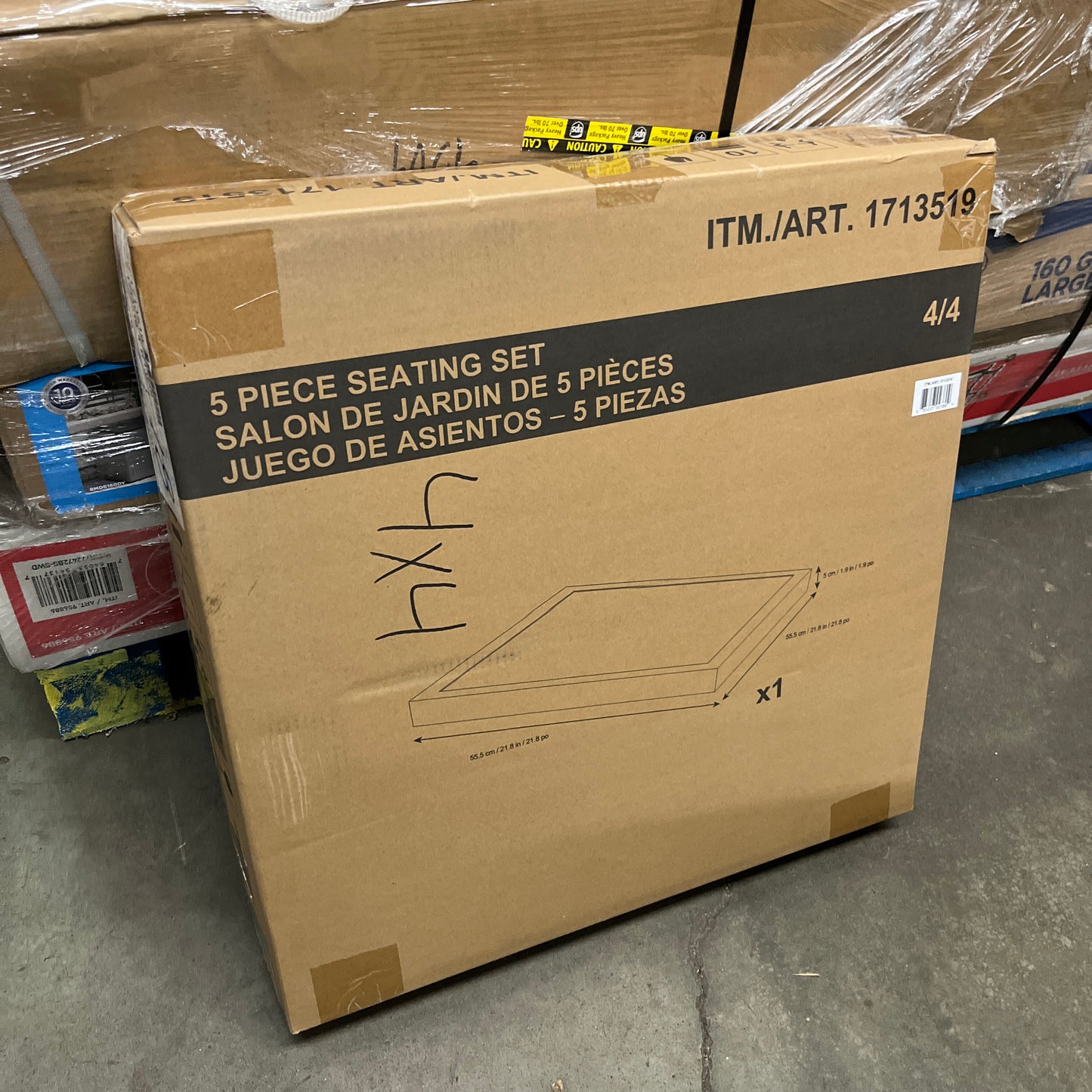 NEW in Box - Costco - Grand Leisure Everett 5-piece Deep Seating Set - Retail $1999