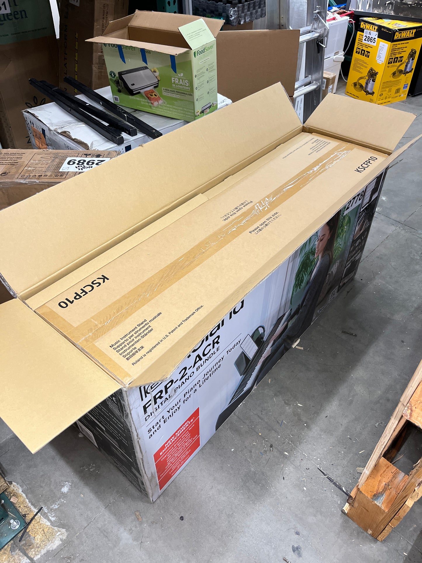 NEW in Box - Costco - Roland FRP-2-ACR Digital Piano Bundle - Retail $699