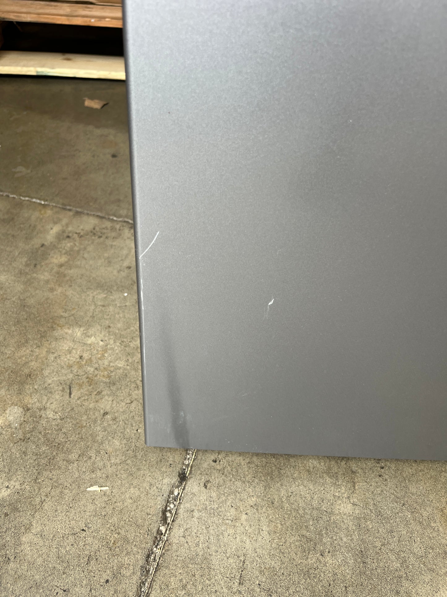 Midea Compact Refrigerator, 2-Door, 4.5 cu ft, Stainless Steel - Retail $149