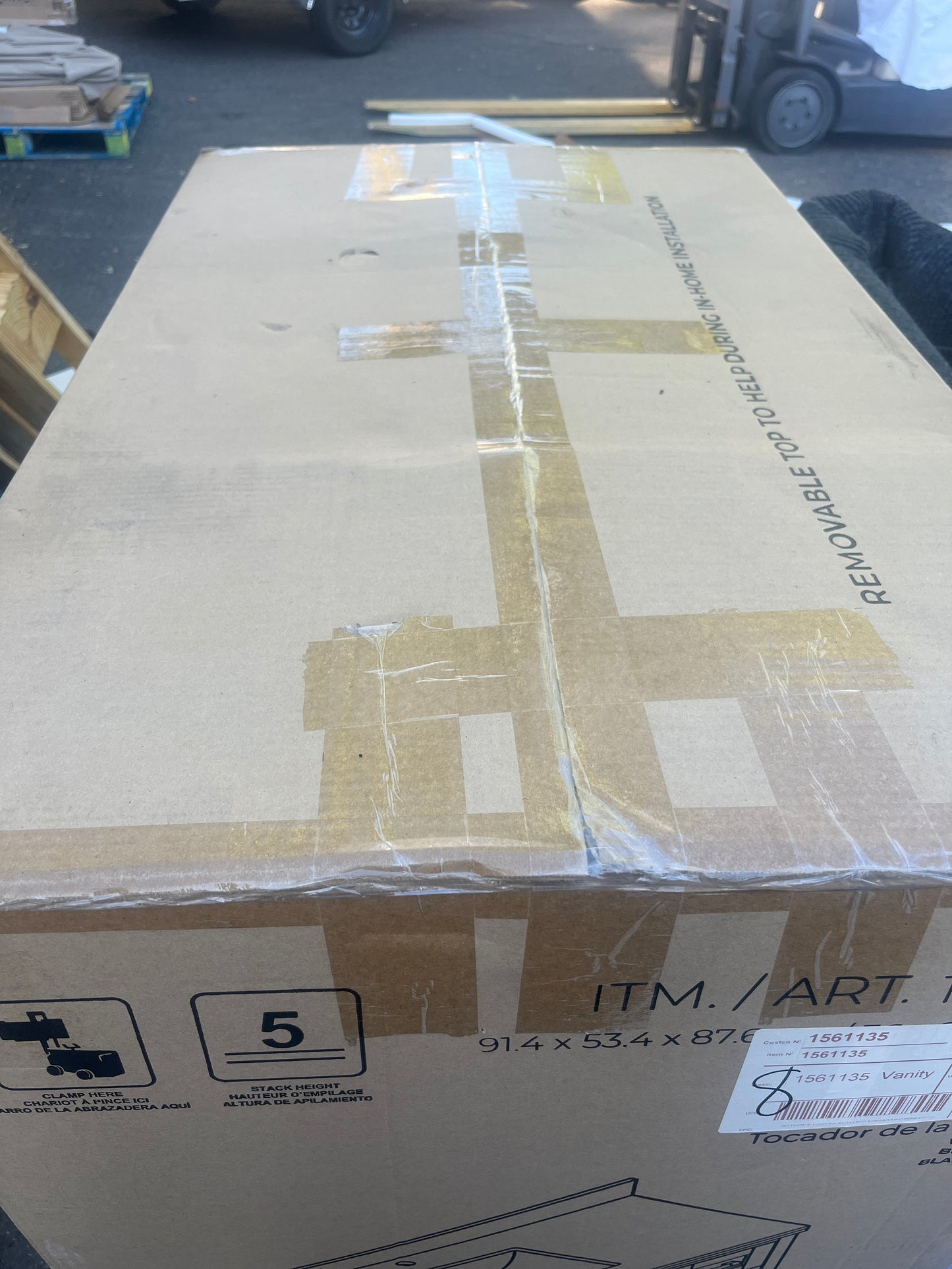 NEW - OVE Decors Parkway Bath Vanity w/ Quartz Top in White - Retail $899