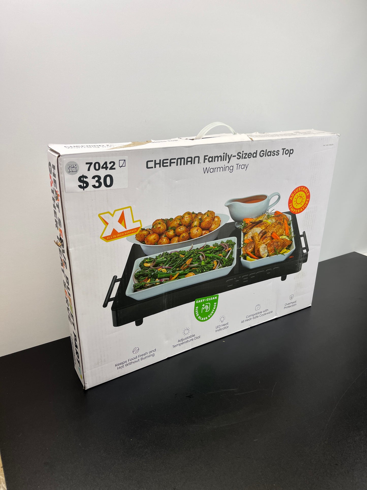 Chefman Electric Warming Tray with Adjustable Temperature Control