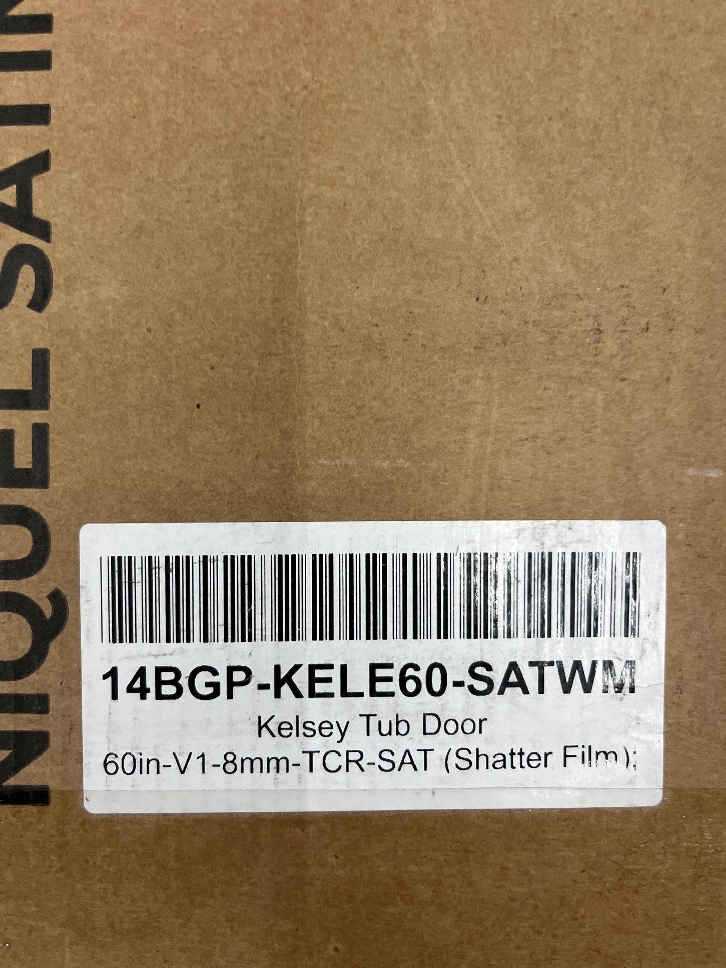 NEW - OVE Decors Kelsey 60" Tub Door - Retail $589