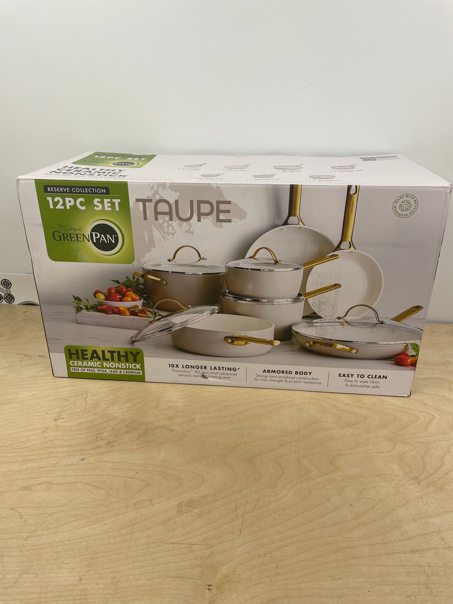 NEW - GreenPan Reserve 12-piece Cookware Set