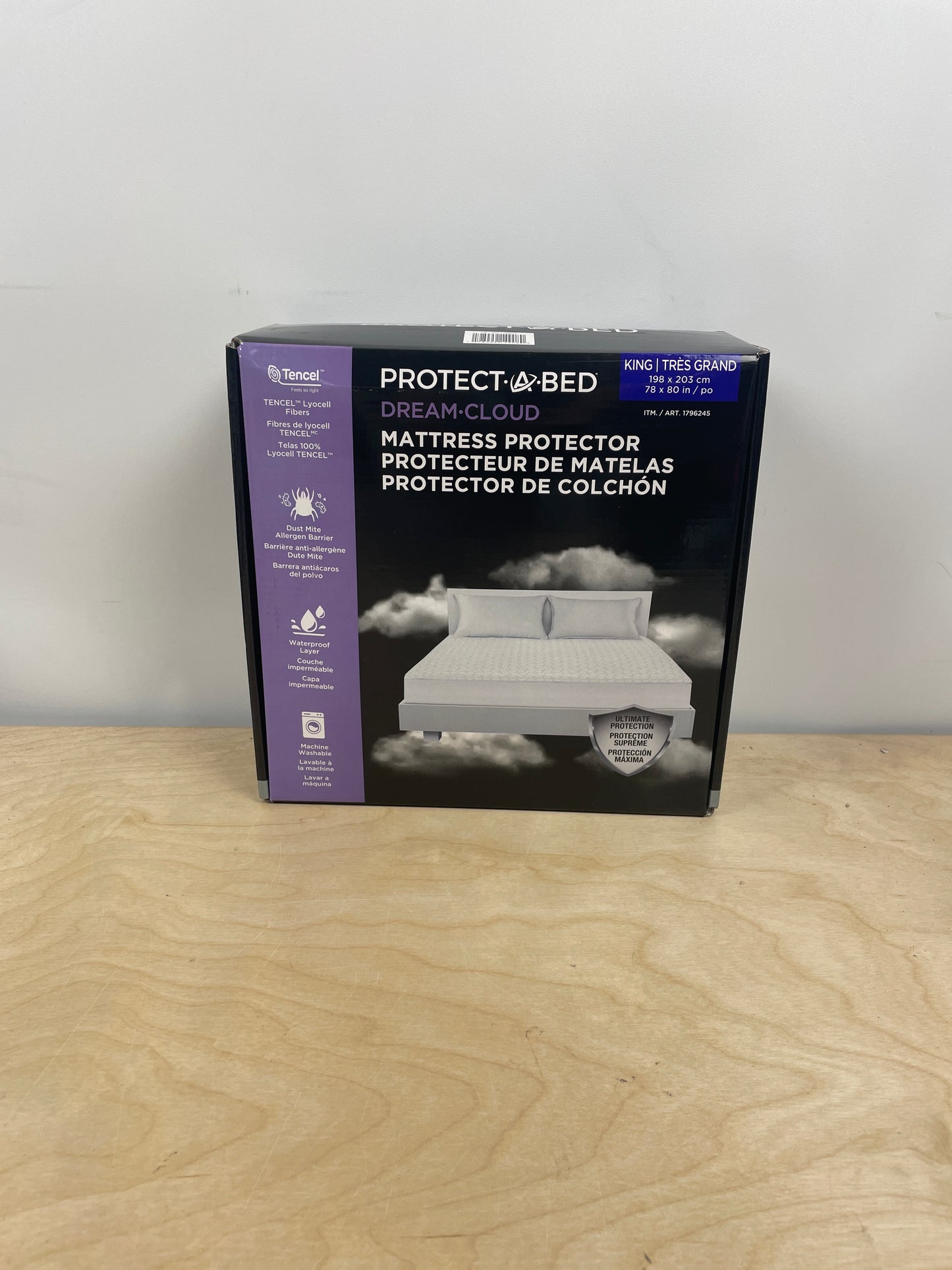 KING - Protect-A-Bed Mattress Protector – Waterproof, Breathable, Tencel Lyocell Top