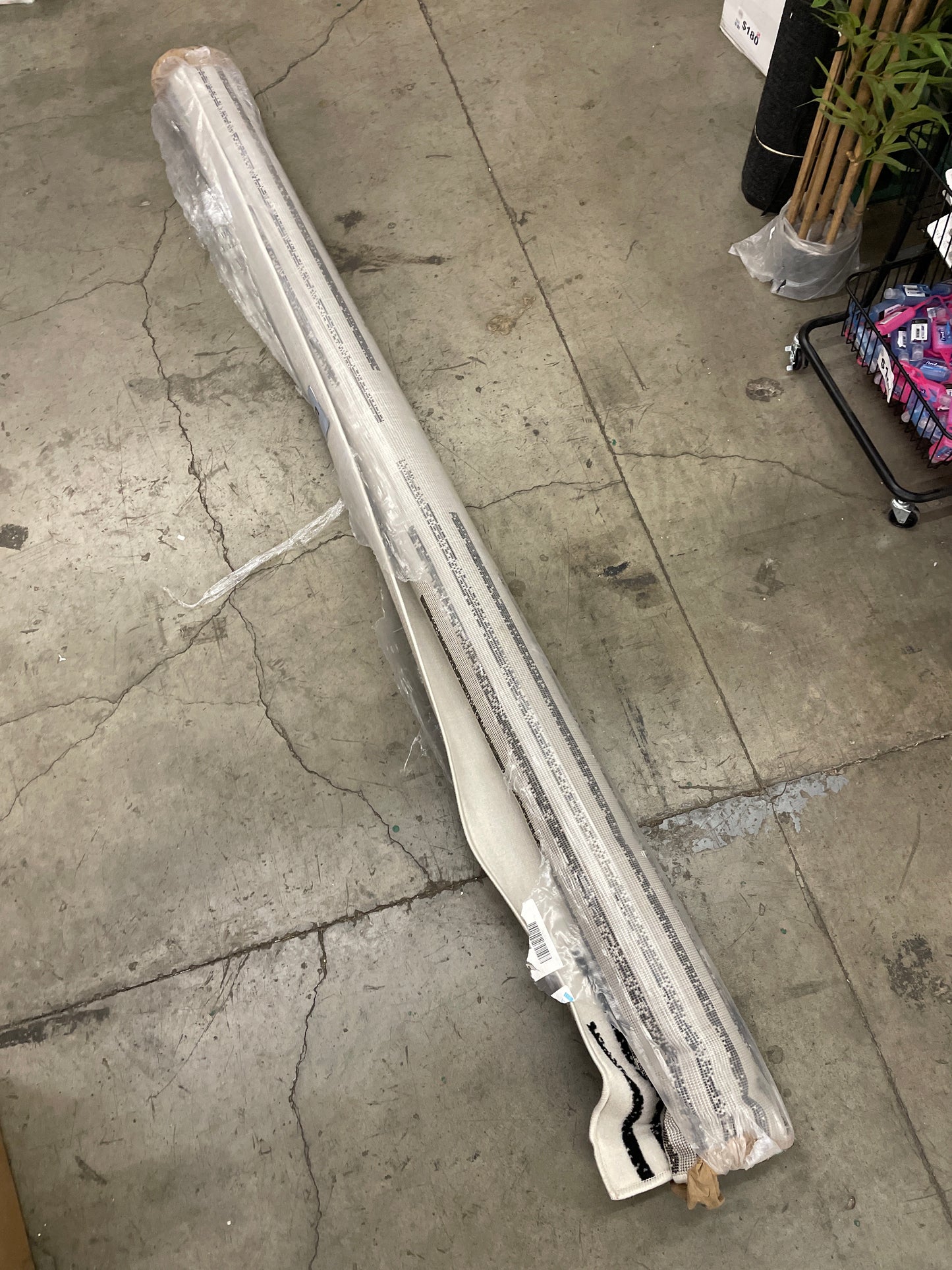 nuLOOM Romina Diamond Stripes Area Rug, 8x10, Grey - Retail $99