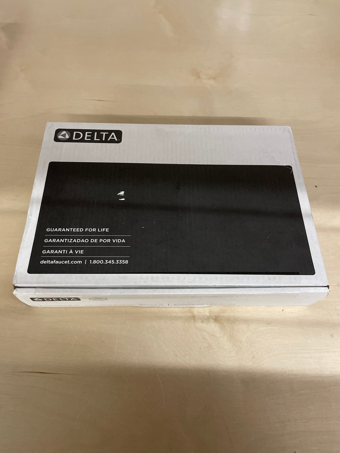 NEW - Delta Rinna Matte Black Two Handle Widespread Bathroom Faucet