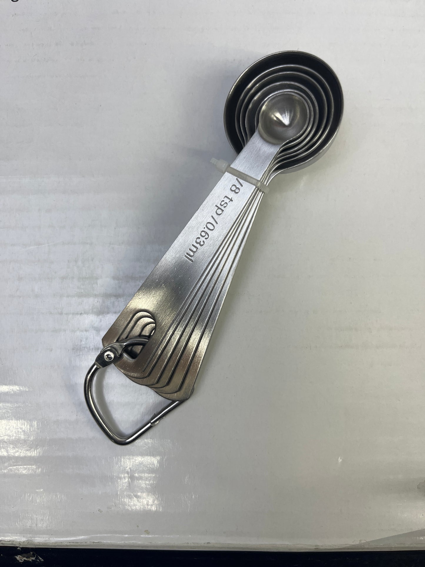 Premium Heavy Duty Stainless Steel Measuring Spoons Cups Set, Small Tablespoon with Metric and US Measurements, Set of 6