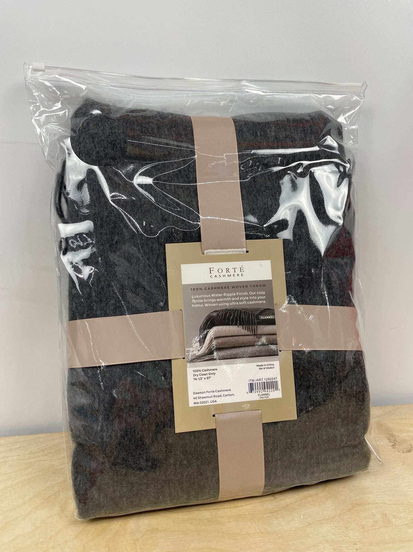 Dawson Forte Cashmere Throw - Retail $240