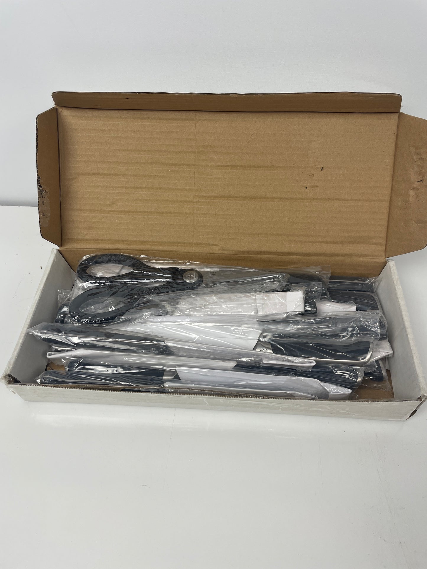 Calphalon Premier SharpIN Knife Set with Sharpening Knife Block, 18-piece Carbon Steel Kitchen Knife Set - Retail $220