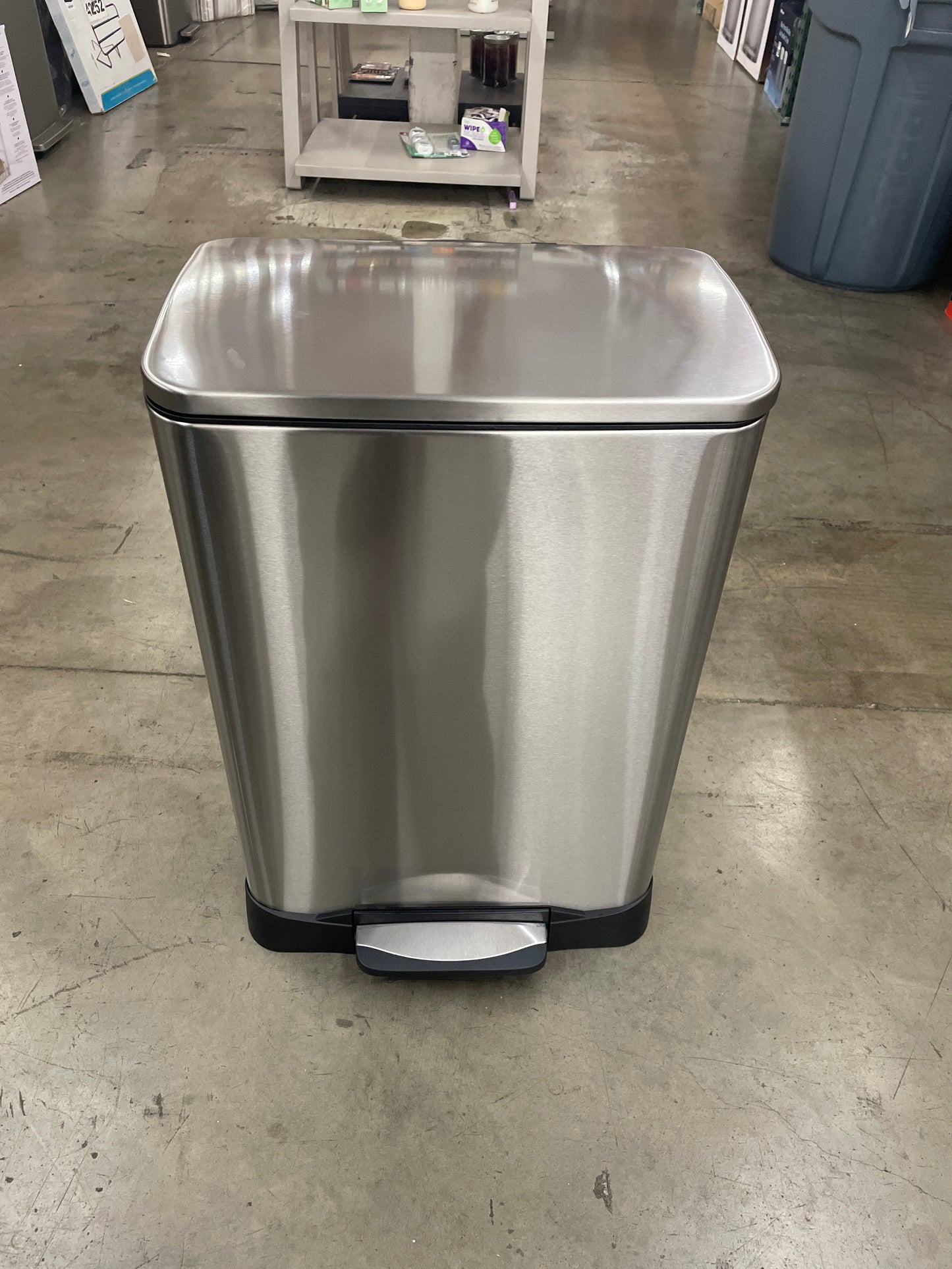 NEW - Neocube 50 Liter Dual Compartment 28 Liter and 18 Liter Stainless Steel Recycle and Trash Bin