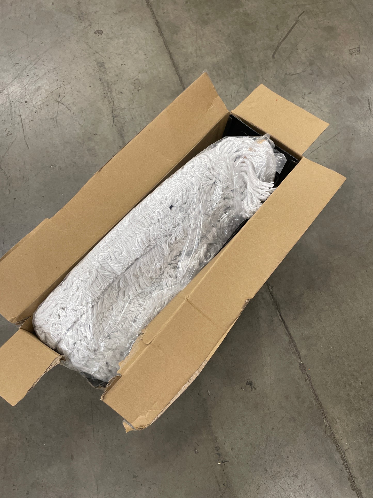 KeFanta 36" Commercial Dust Mops for Floor Cleaning,Industrial Dry Mop with Heavy Duty Long Handle,Large Cotton Reusable mop Head,for Hardwood,Tile,Concrete,Laminate,Garage Floors(Blue) - Retail $33