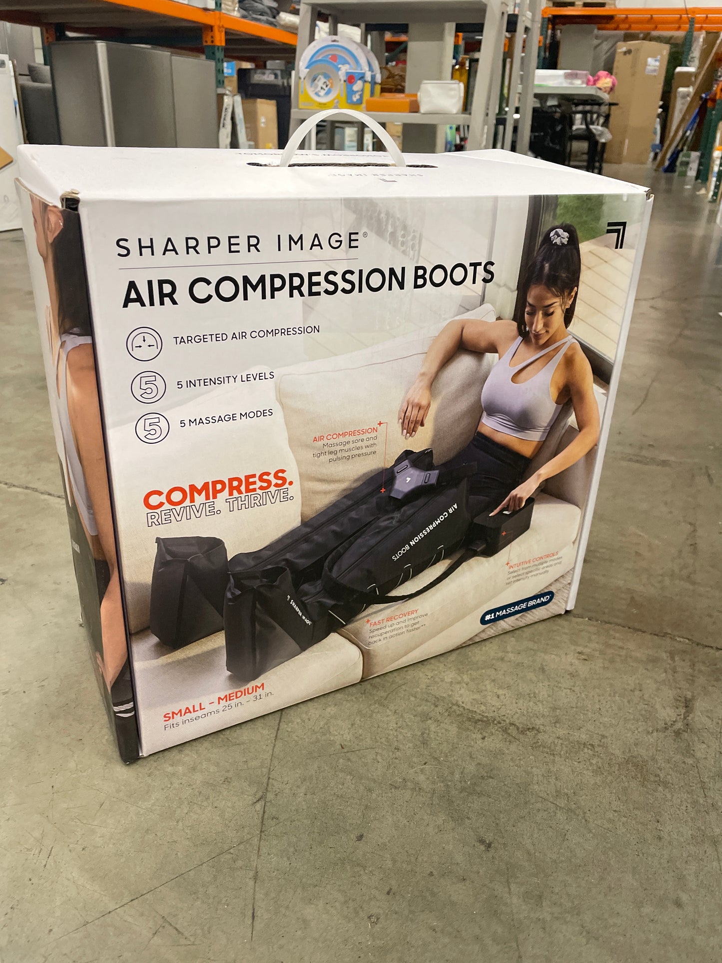 Sharper Image Air Compression Boots