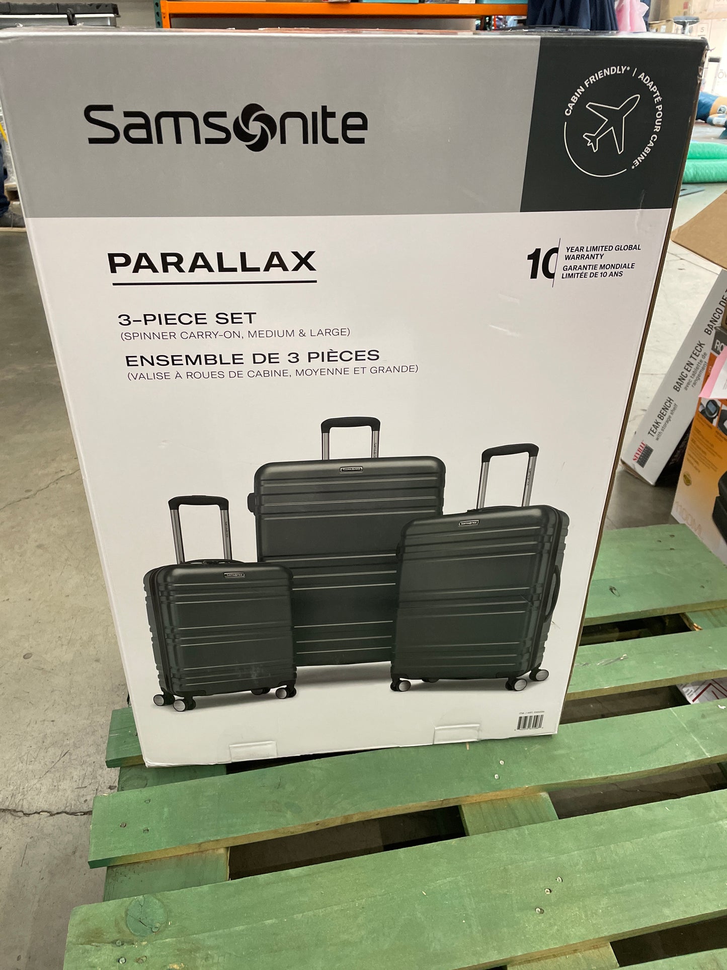 Samsonite Parallax 3-Piece Hardside Luggage Set