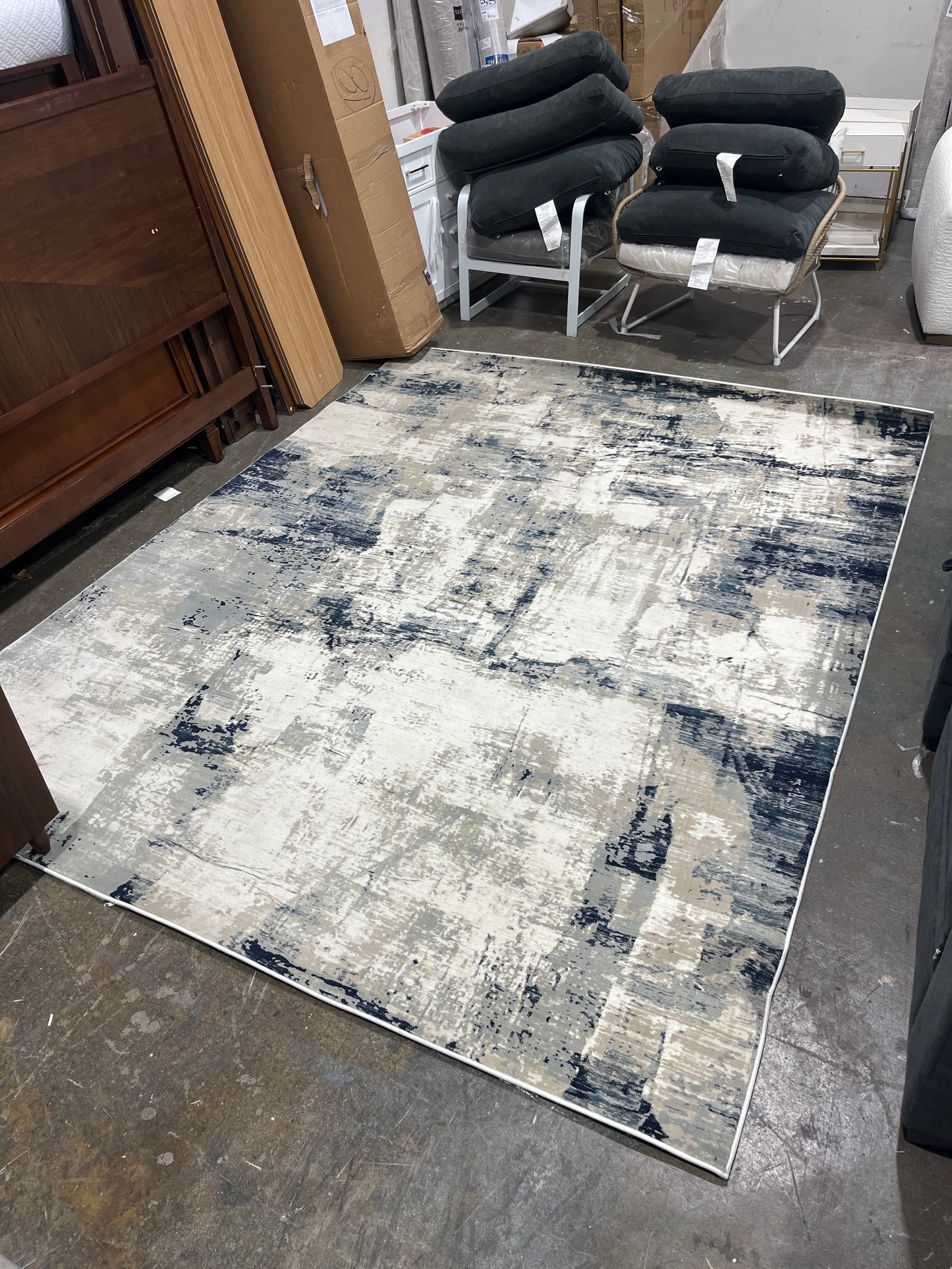 Thomasville Timeless Classic Rug Collection, Santo Blue, Rug Size: 7 ft 10 in. x 10 ft.