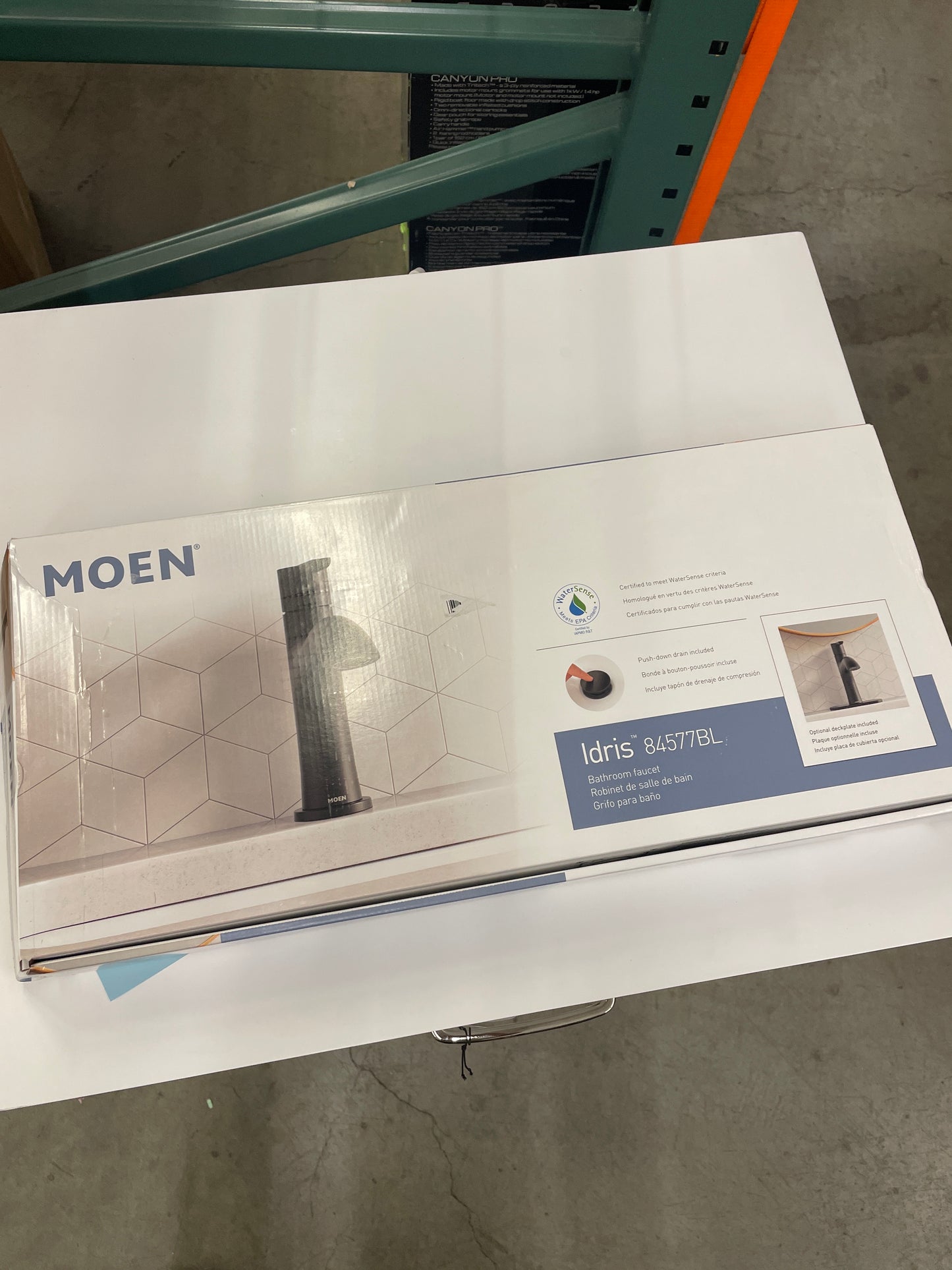 Moen Idris One Handle Bathroom Faucet Matte Black