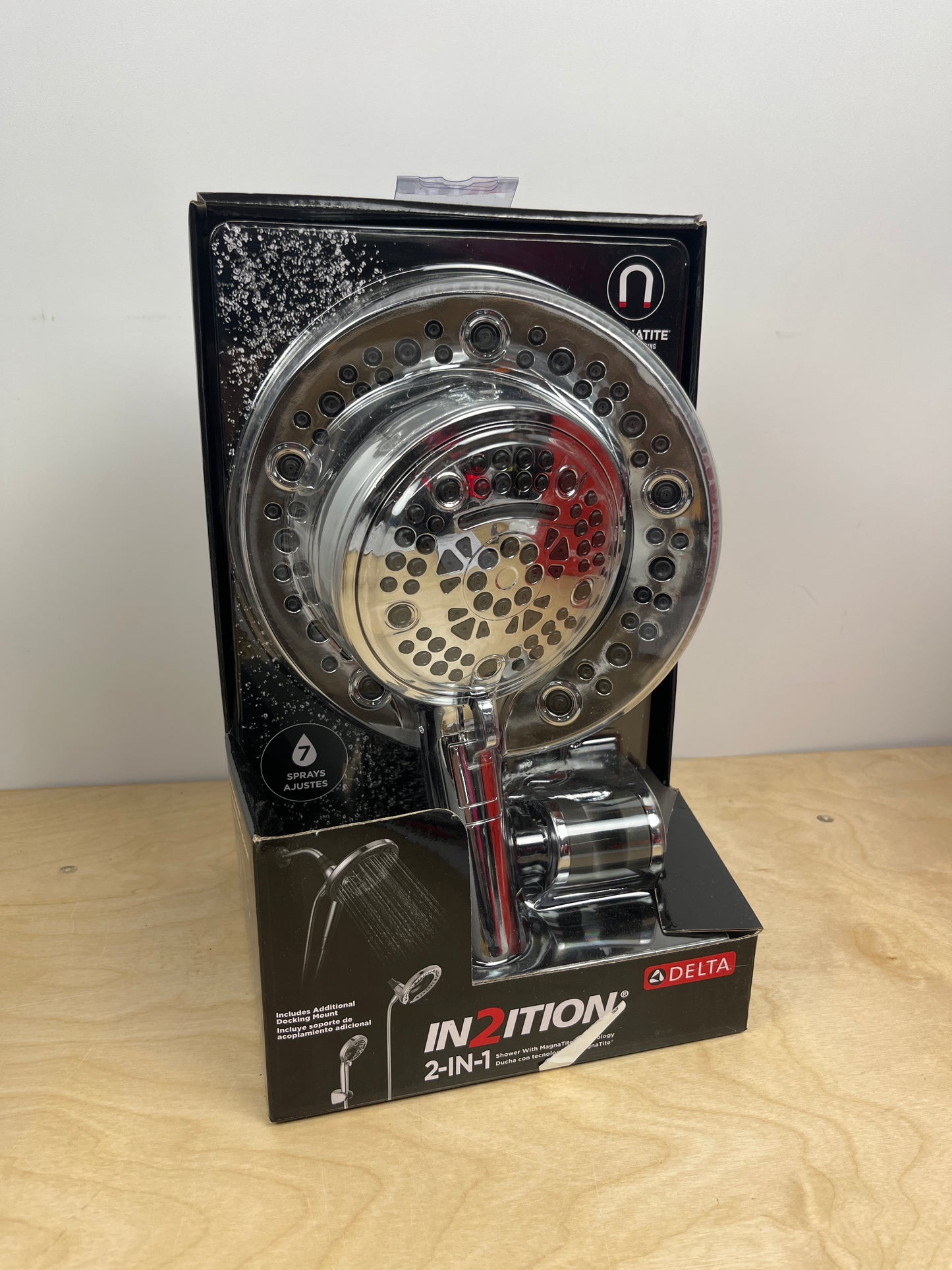 Delta In2ition Chrome 7-setting Dual Shower Head