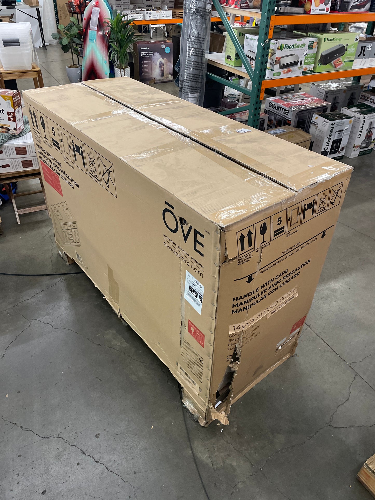 OVE Decors Alonso Bath Vanity in White 60"