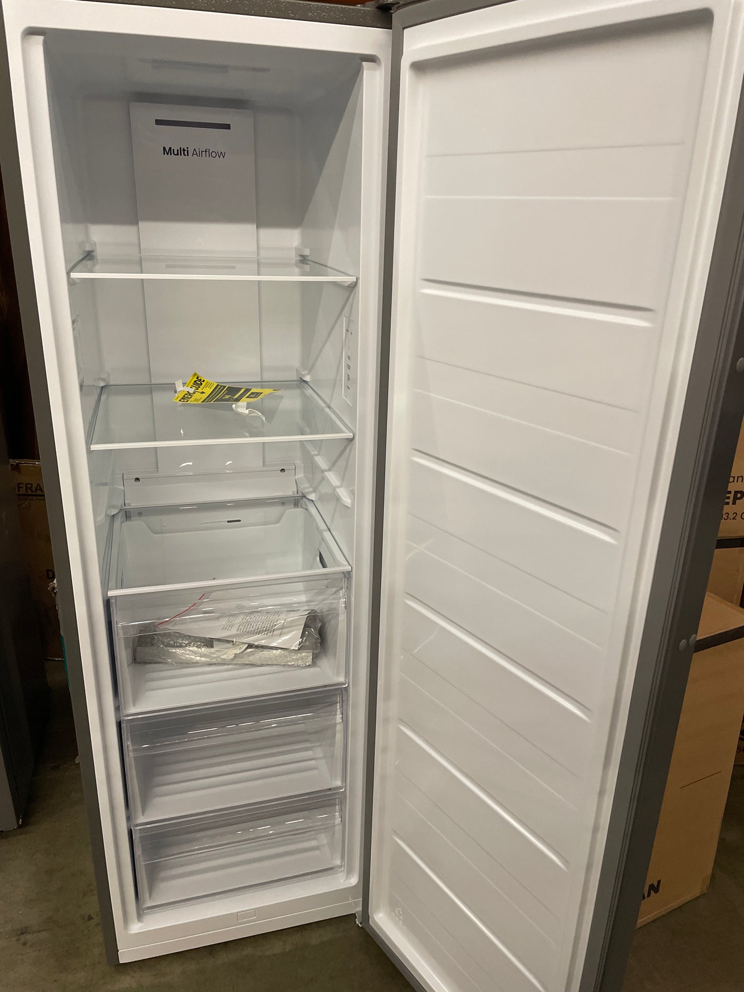 DAMAGED - Hisense 10.2 cu. ft. Garage Ready Frost Free Convertible Upright Freezer with Seal Break Handle