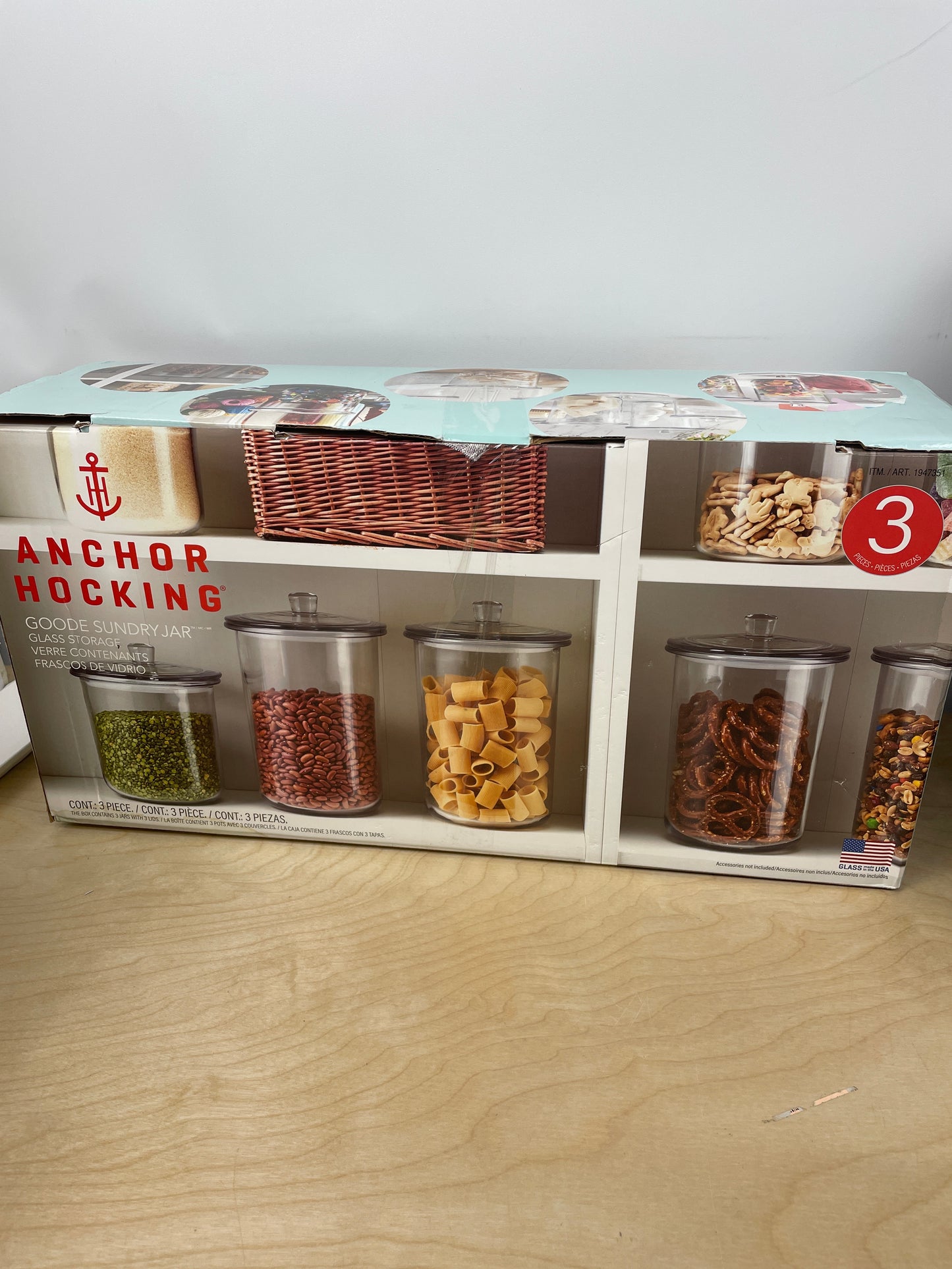 Anchor Hocking Goode Sundry Jars