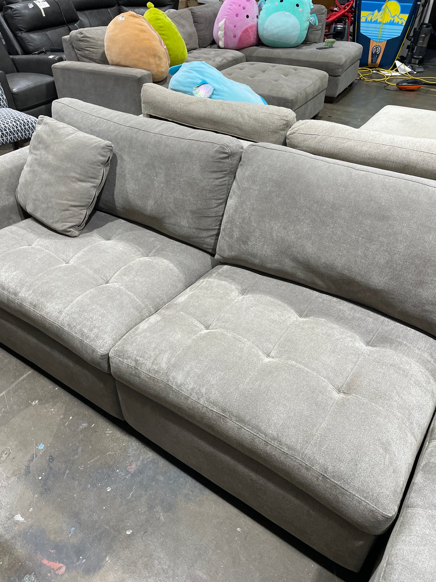 Thomasville Miles Fabric Sectional with Power Footrest