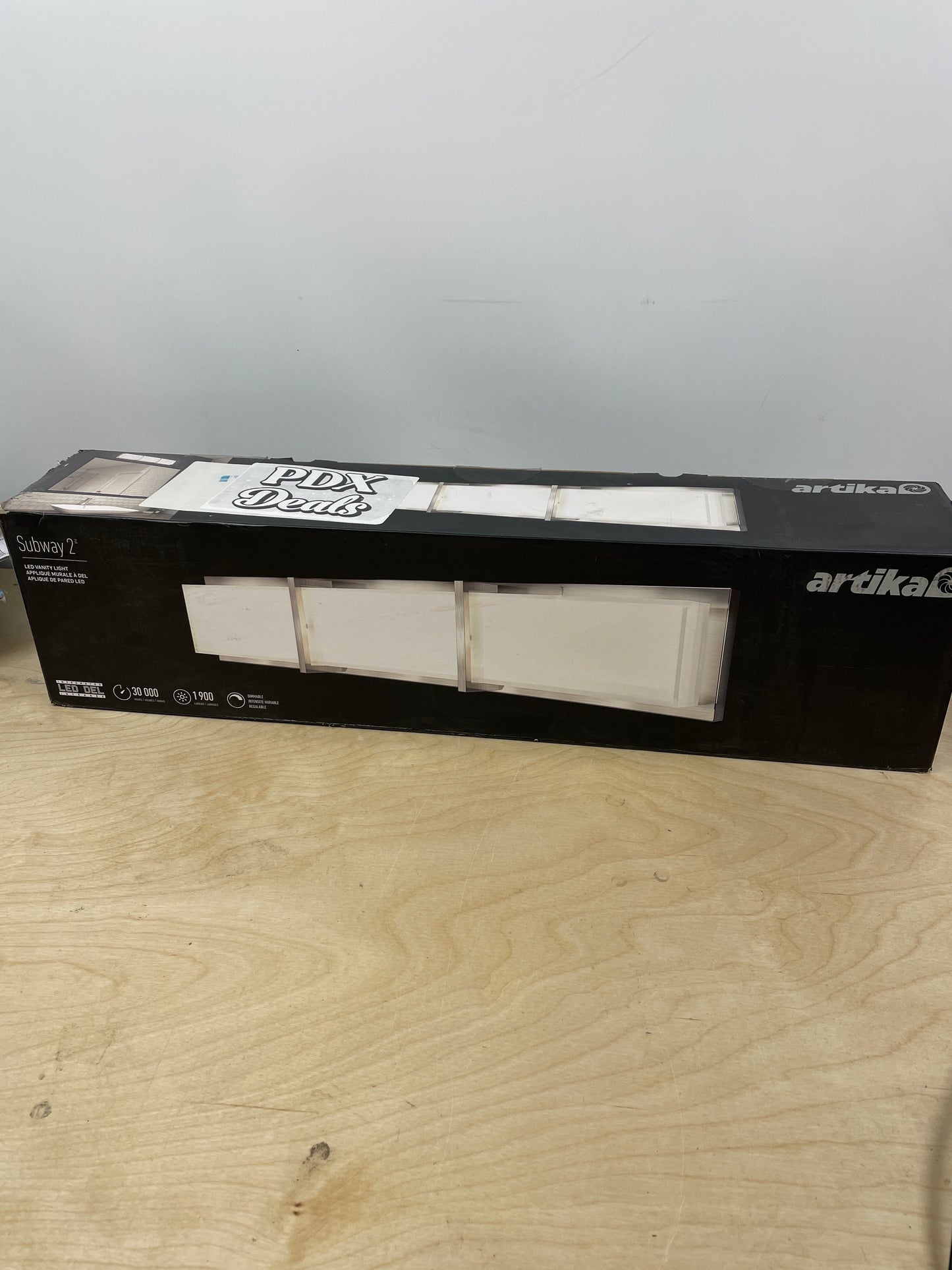 Artika Subway 27 in. Vanity LED Light Fixture - Retail $74