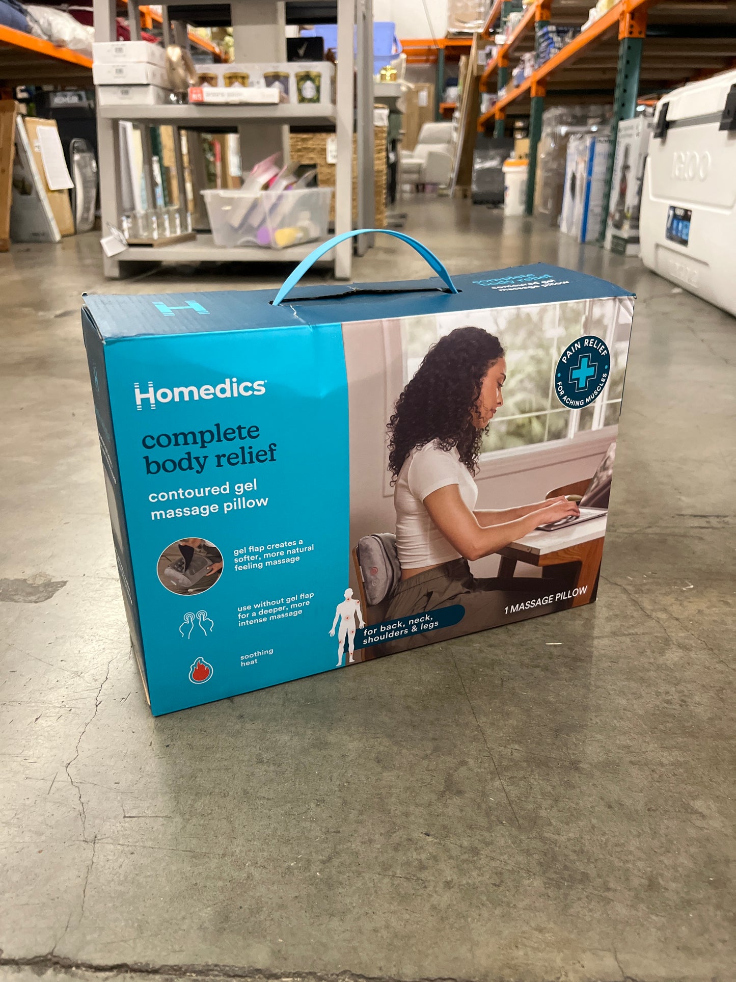 Homedics Contoured Gel Massage Pillow