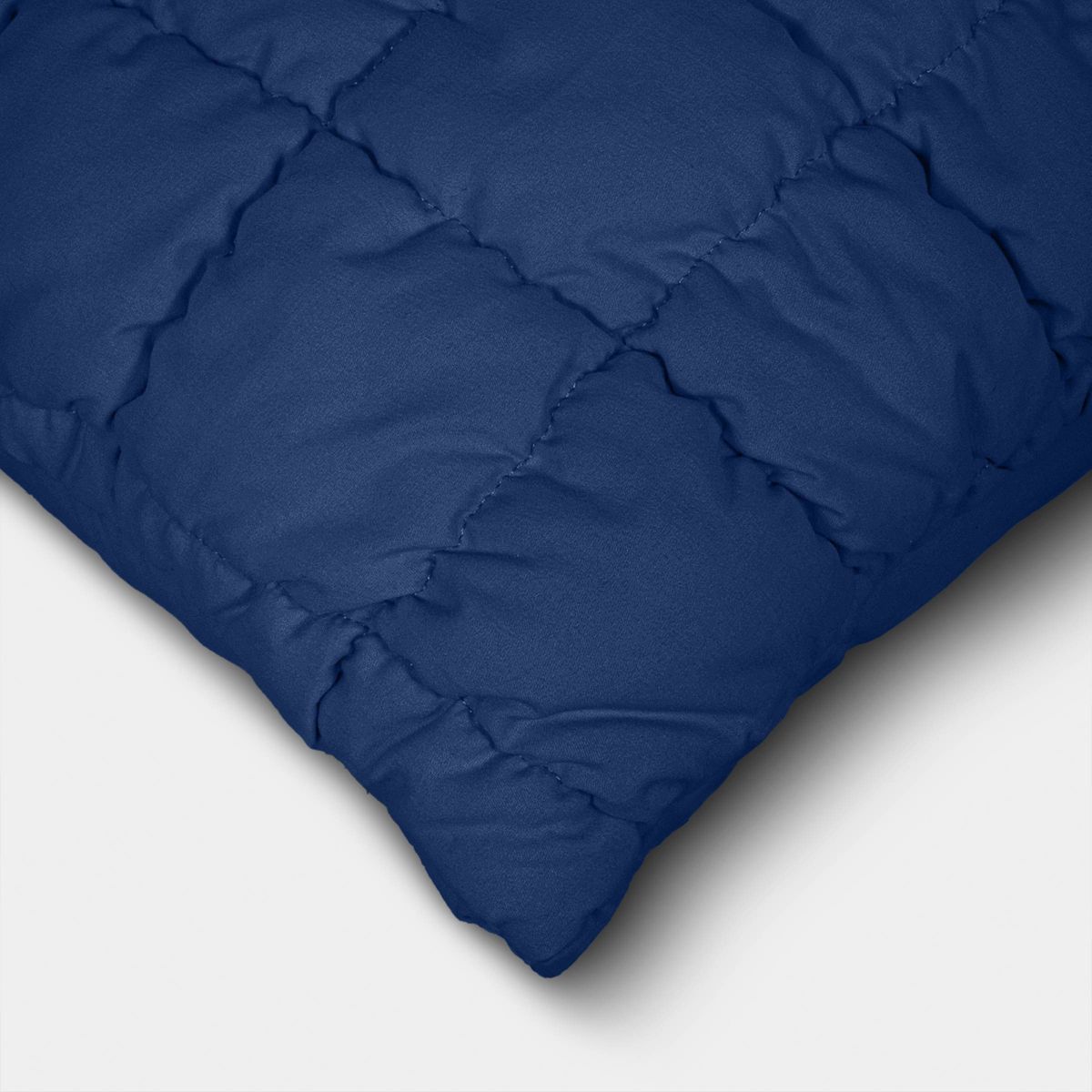 19"x19" Quilted Solid Pillow Navy - Room Essentials™