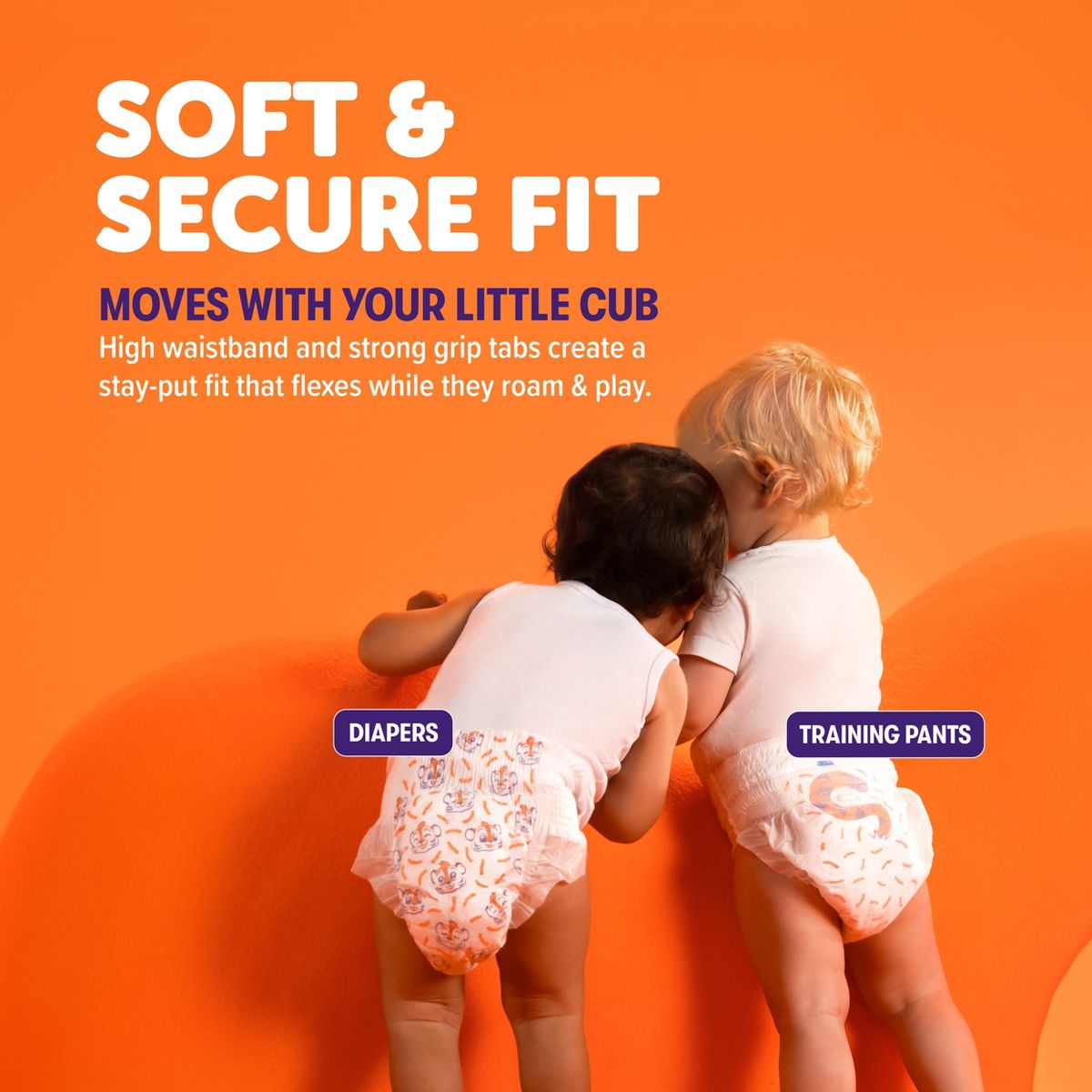 Hey Tiger Disposable Diapers - Size 6 - 75ct