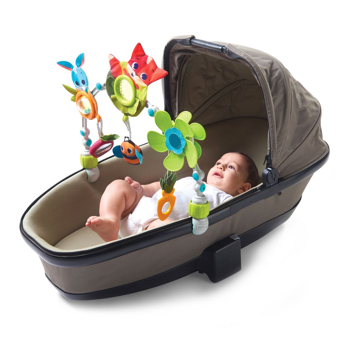 Tiny Love Meadow Days Sunny Stroll Arch Toy for Infants: Stimulating Plastic Crib Accessory with 3 Pieces