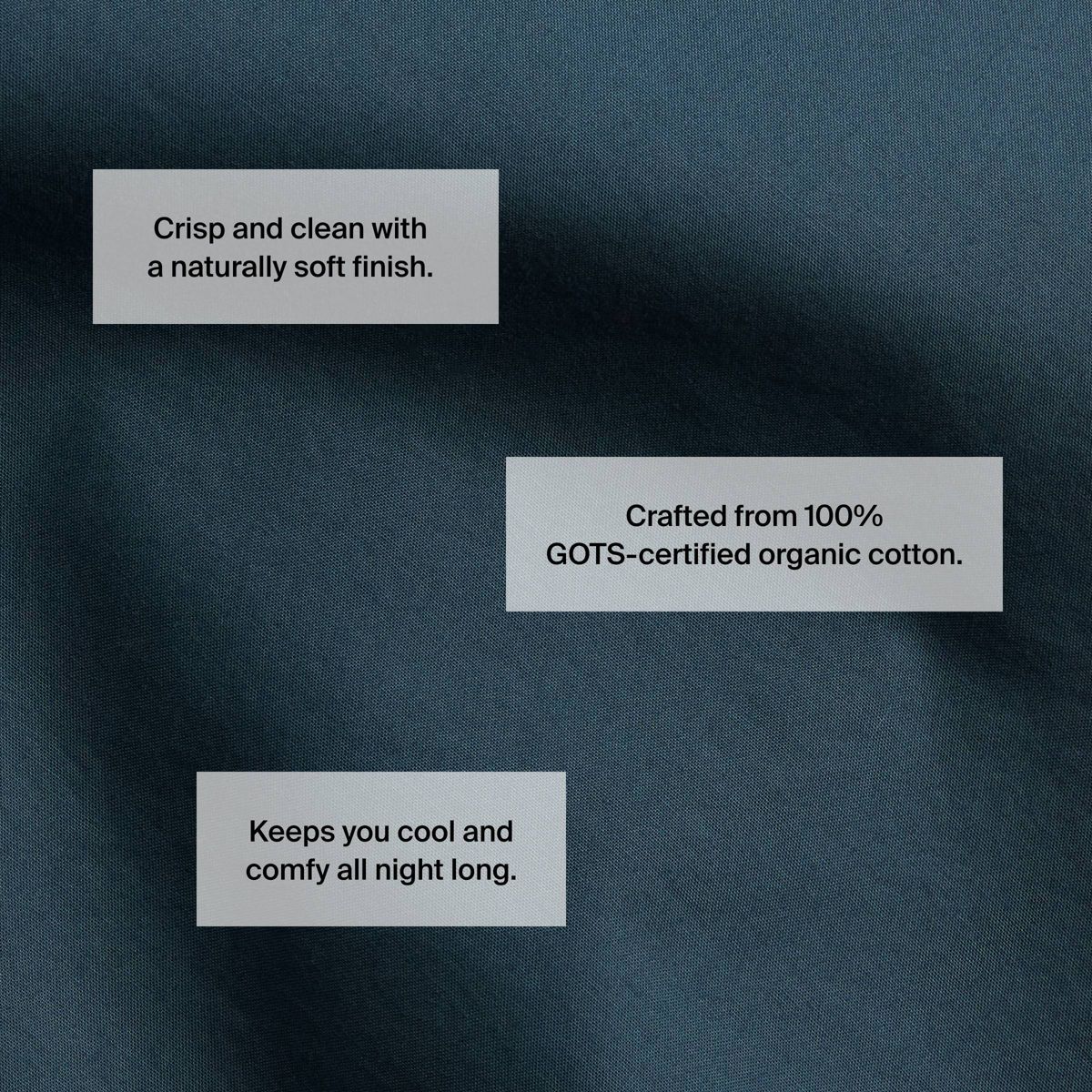 Full/Queen Casual Organic Cotton Duvet Cover & Sham Set Cove - Parachute for Target