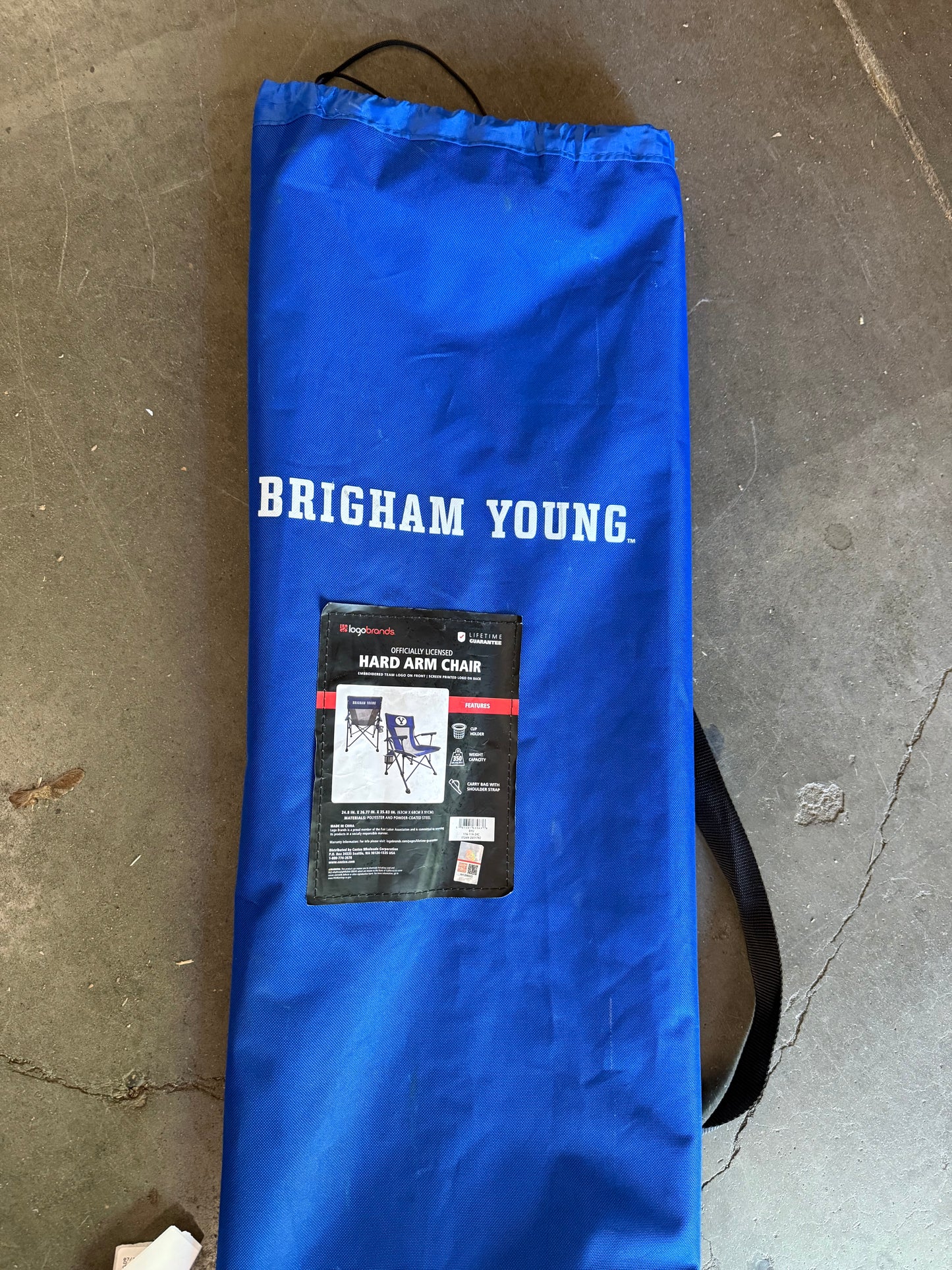 NCAA Hard Arm Chair - BYU Cougars