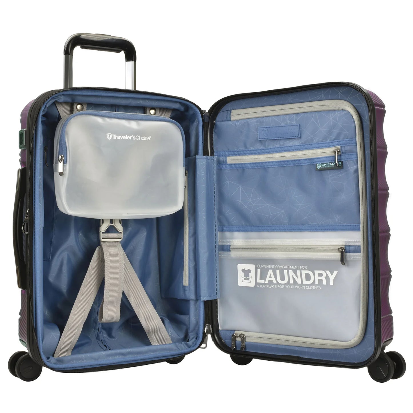 Traveler's Choice Granville II 2-Piece Luggage Set - Retail $179