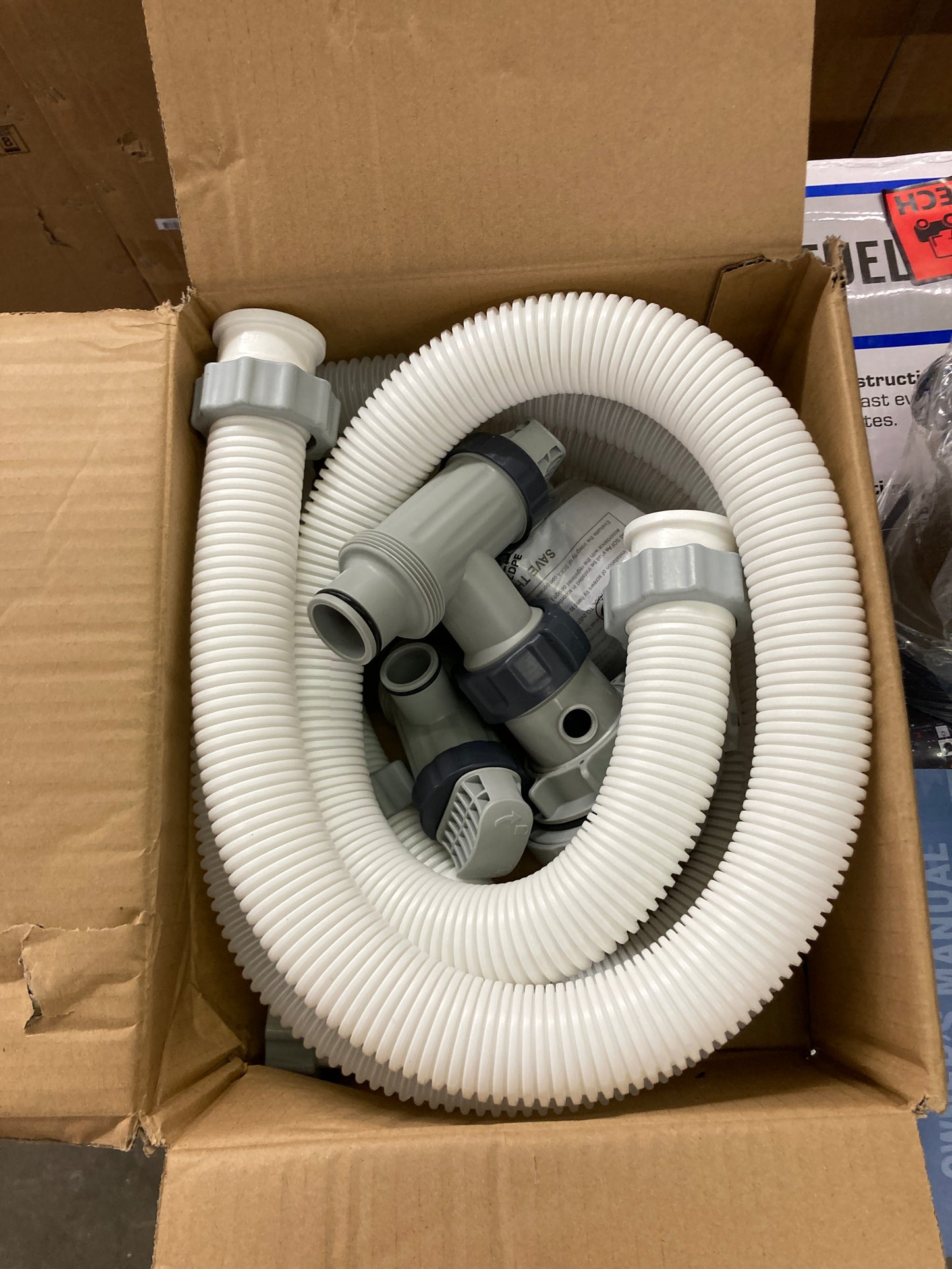 NEW - Intex 28635EG 1500 GPH Krystal Clear Cartridge Filter Pump System with 1,180 GPH Flow Rate, 110-120V GFCI, and Automatic Timer for Above Ground Pools - Retail $79