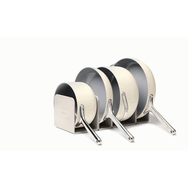 CARAWAY HOME 9-Piece Ceramic Nonstick Cookware Set in Cream CW-CSET-R01