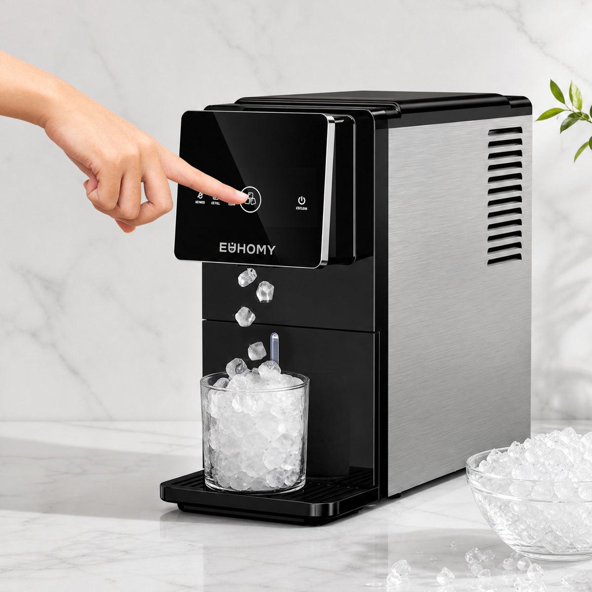 EUHOMY Jet SE Nugget Ice Maker, 35 lbs
