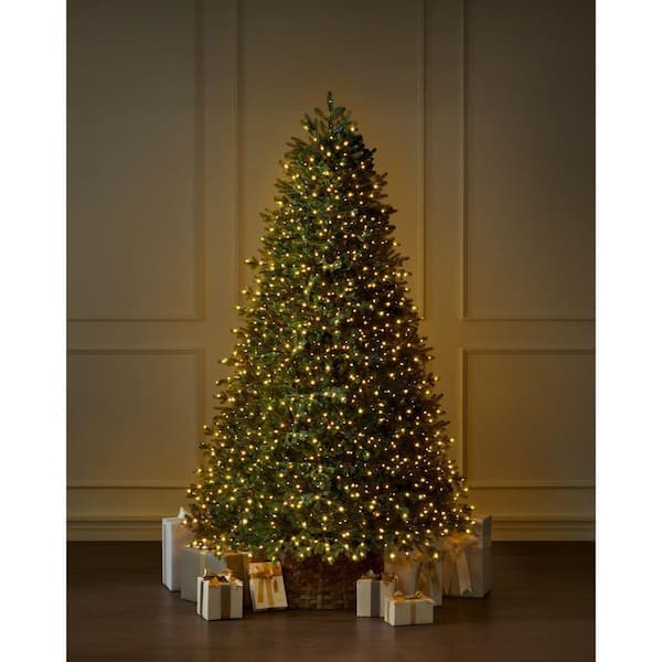 Home Decorators Collection 7.5 ft. Elegant Twinkling Grand Fir LED Pre-Lit Artificial Christmas Tree with Timer T32