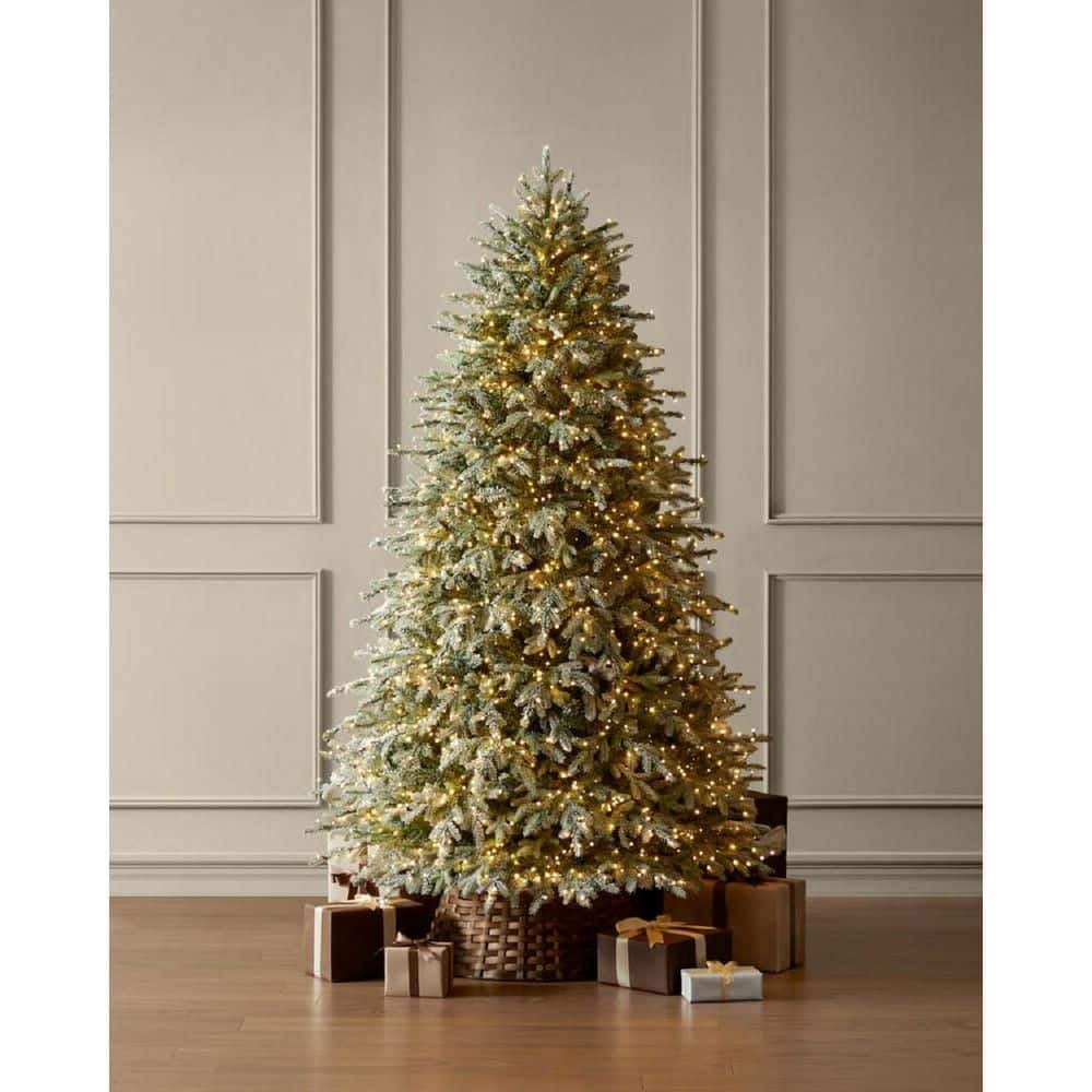 7.5 ft. Breckenridge Twinkling Adaptive Lighting Downswept Fraser Fir LED Pre-Lit Christmas Tree T29
