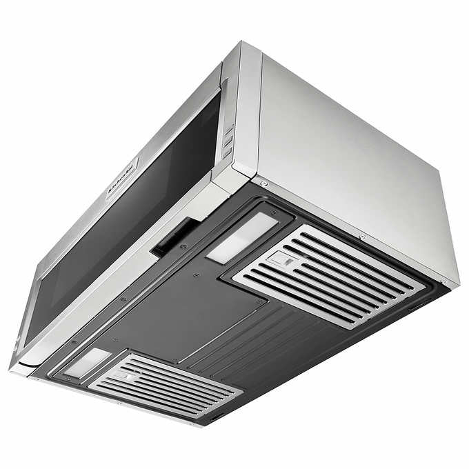 NEW - KitchenAid 1.1 cu. ft. Low Profile Over-The-Range Microwave Hood Combination with Whisper Quiet Ventilation System - Retail $699