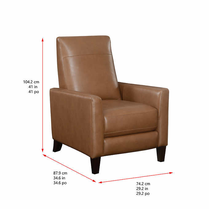 Costco - Barcalounger Ridgefield Leather Pushback Recliner - Retail $549